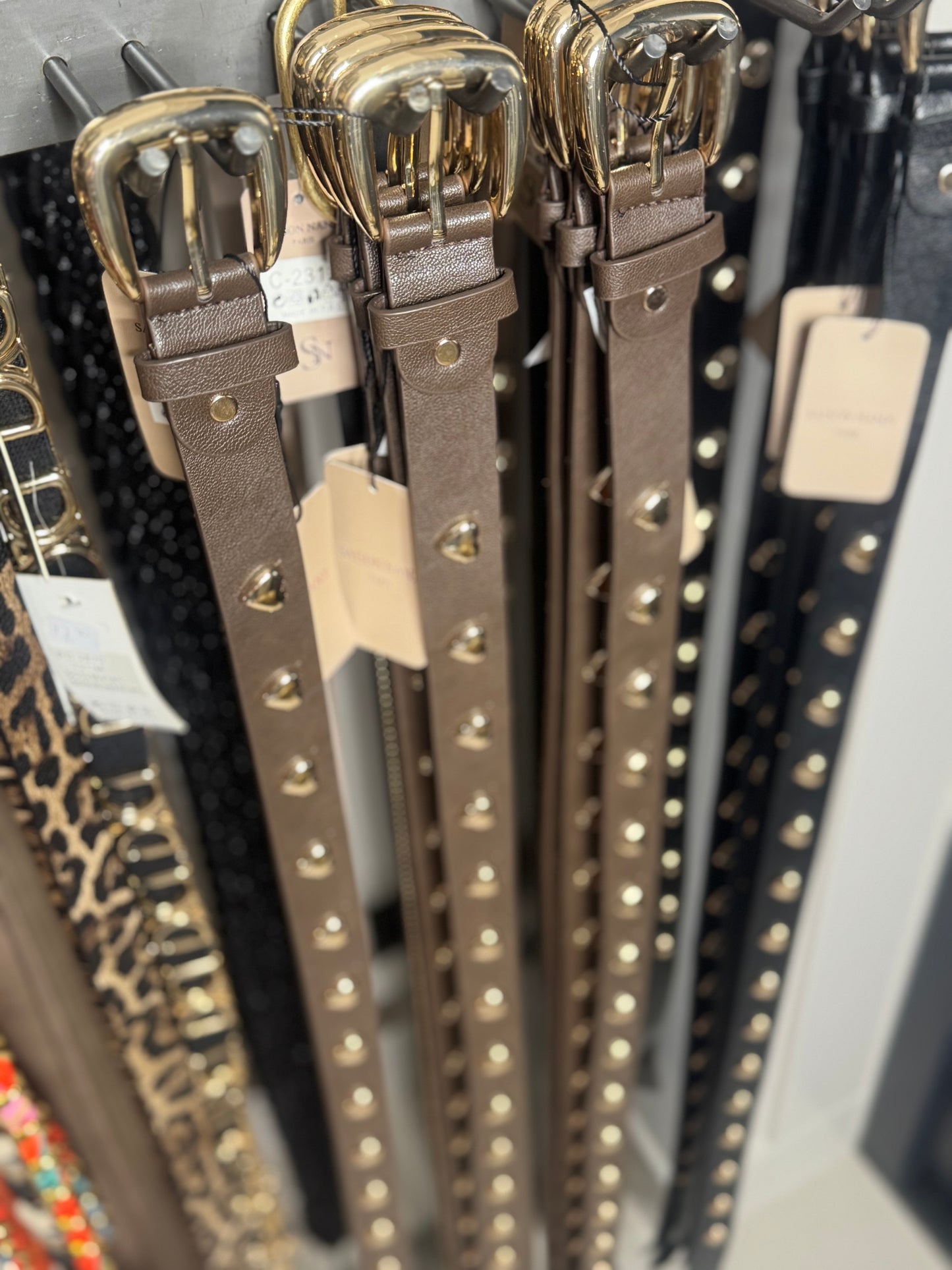 Riem bruin hartjes