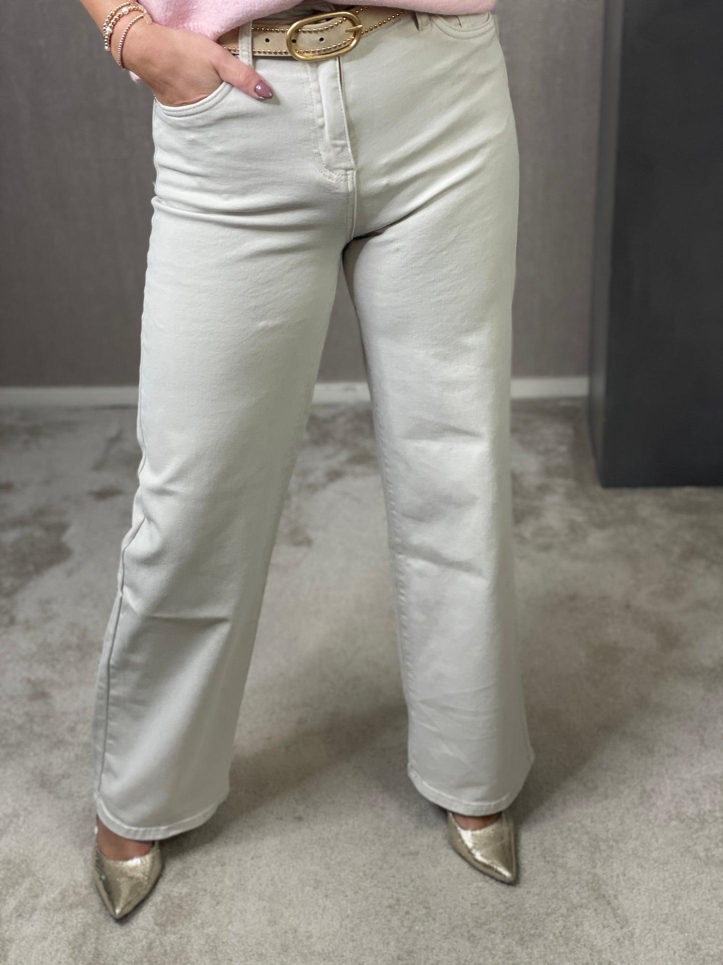 Wide leg Goodies zand