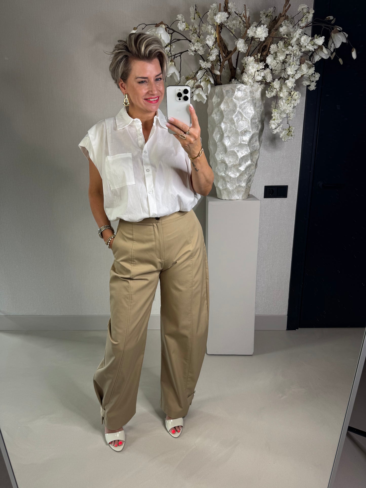 Blouse classic white