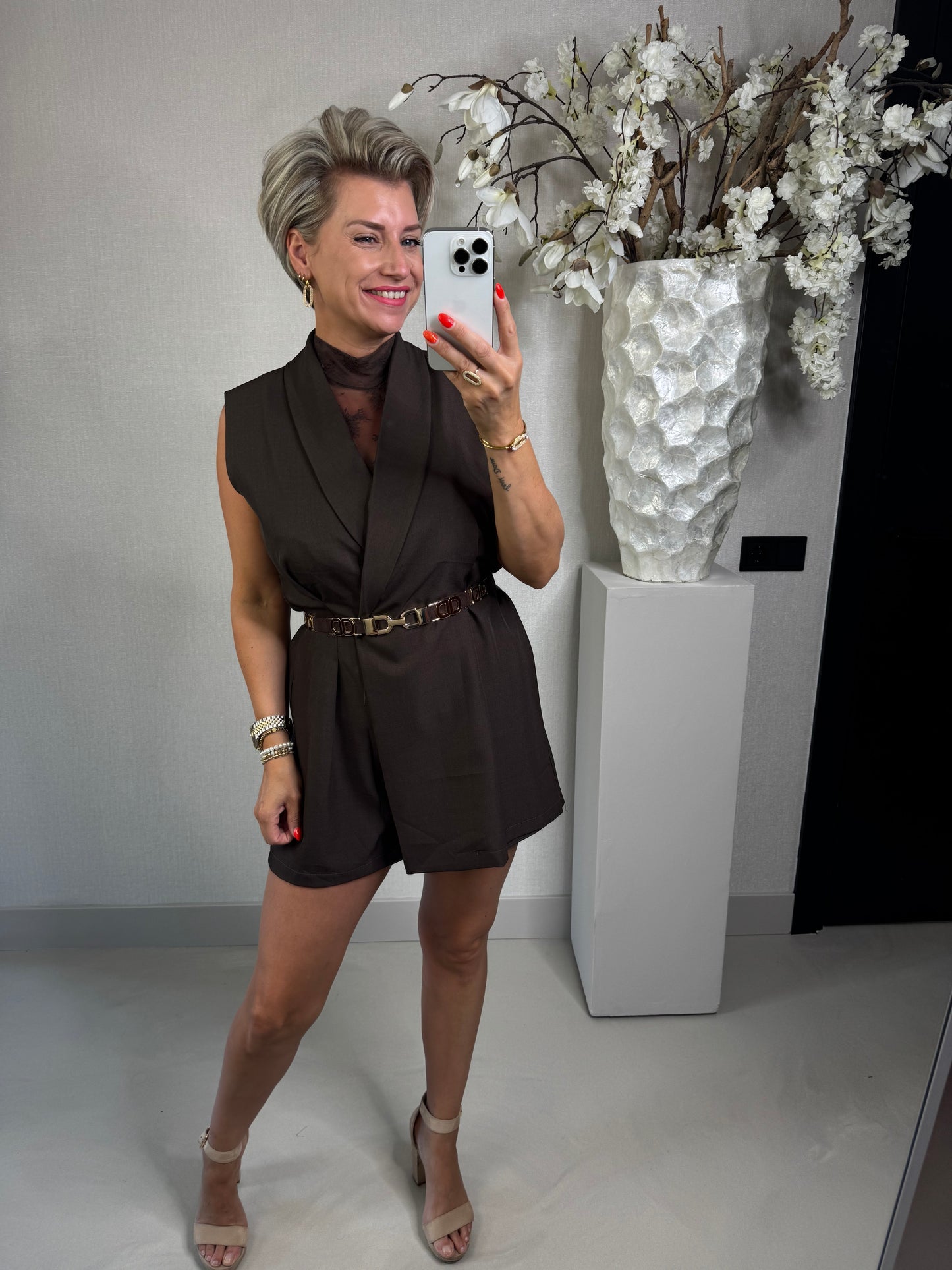 Jumpsuit Sofie bruin