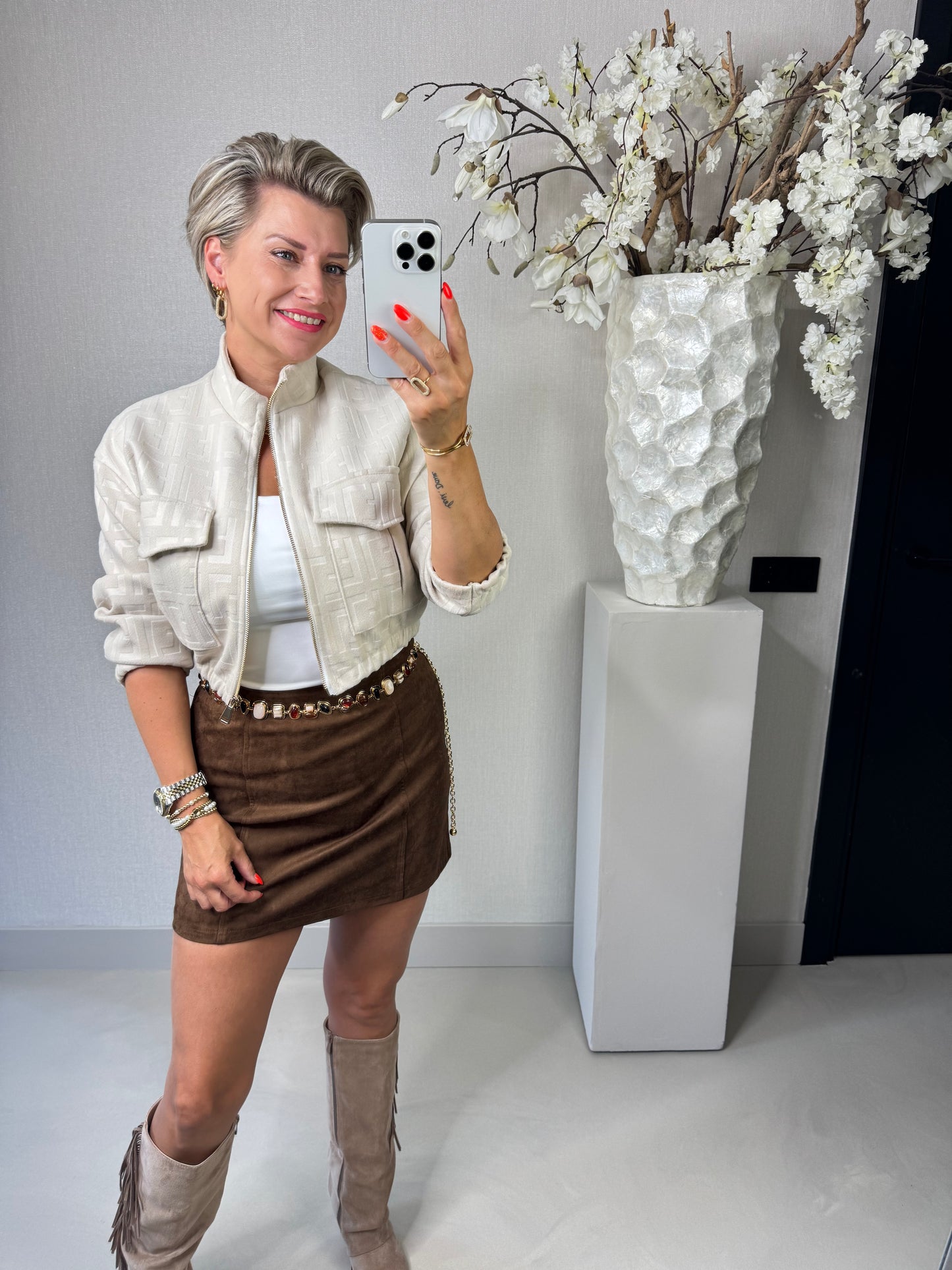 Rokje suede
