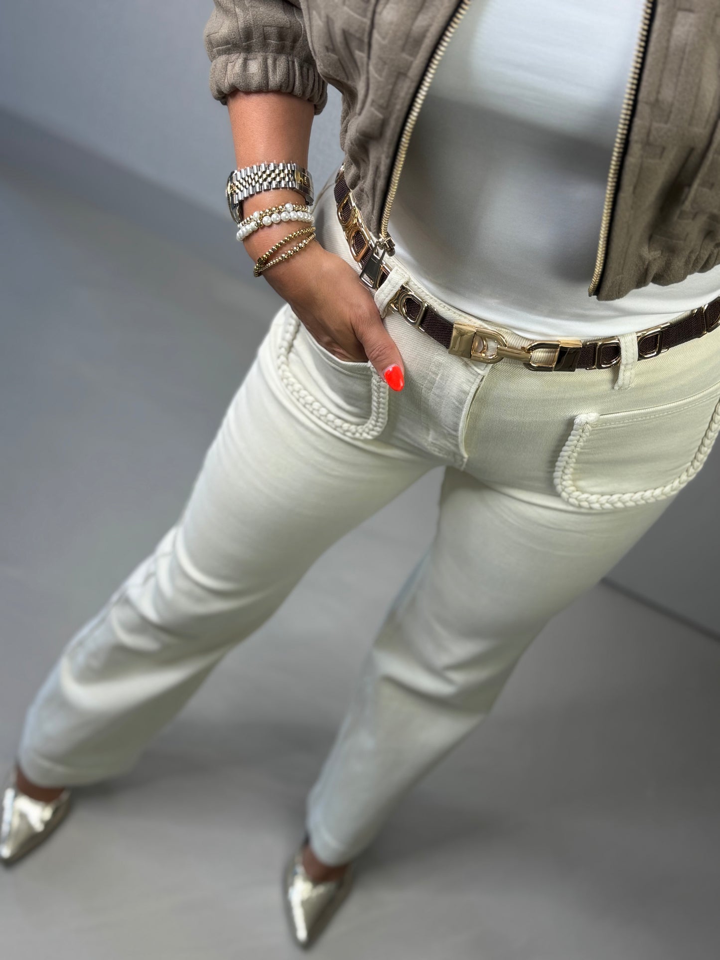 Jeans Maya beige