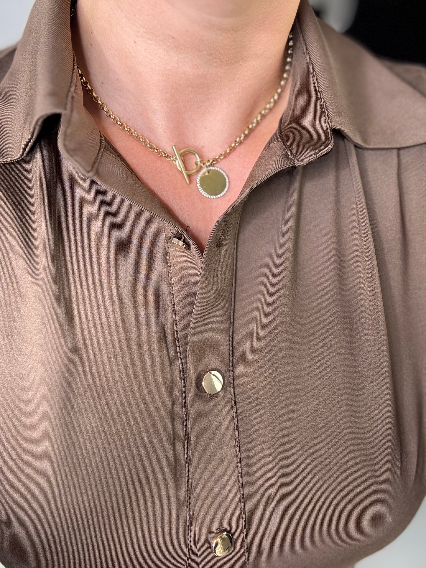 Ketting rond strass