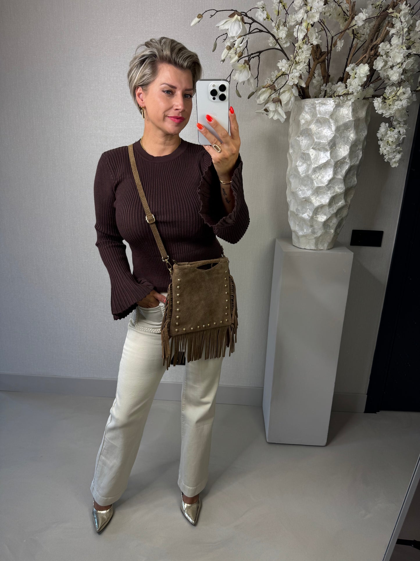 Tas Suede franje