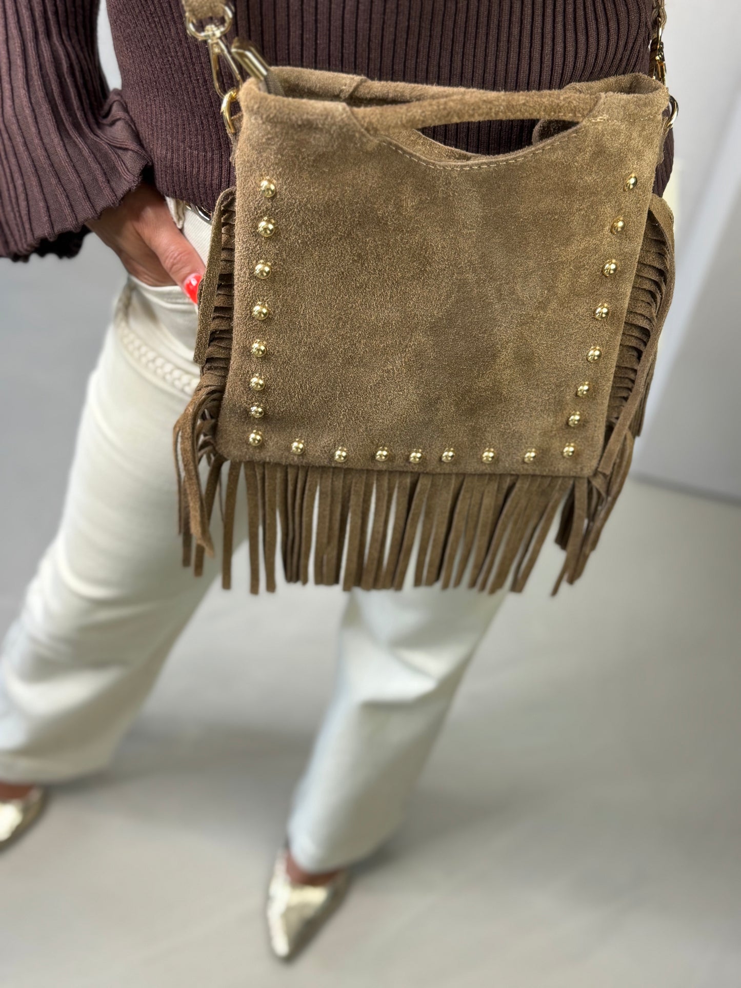 Tas Suede franje