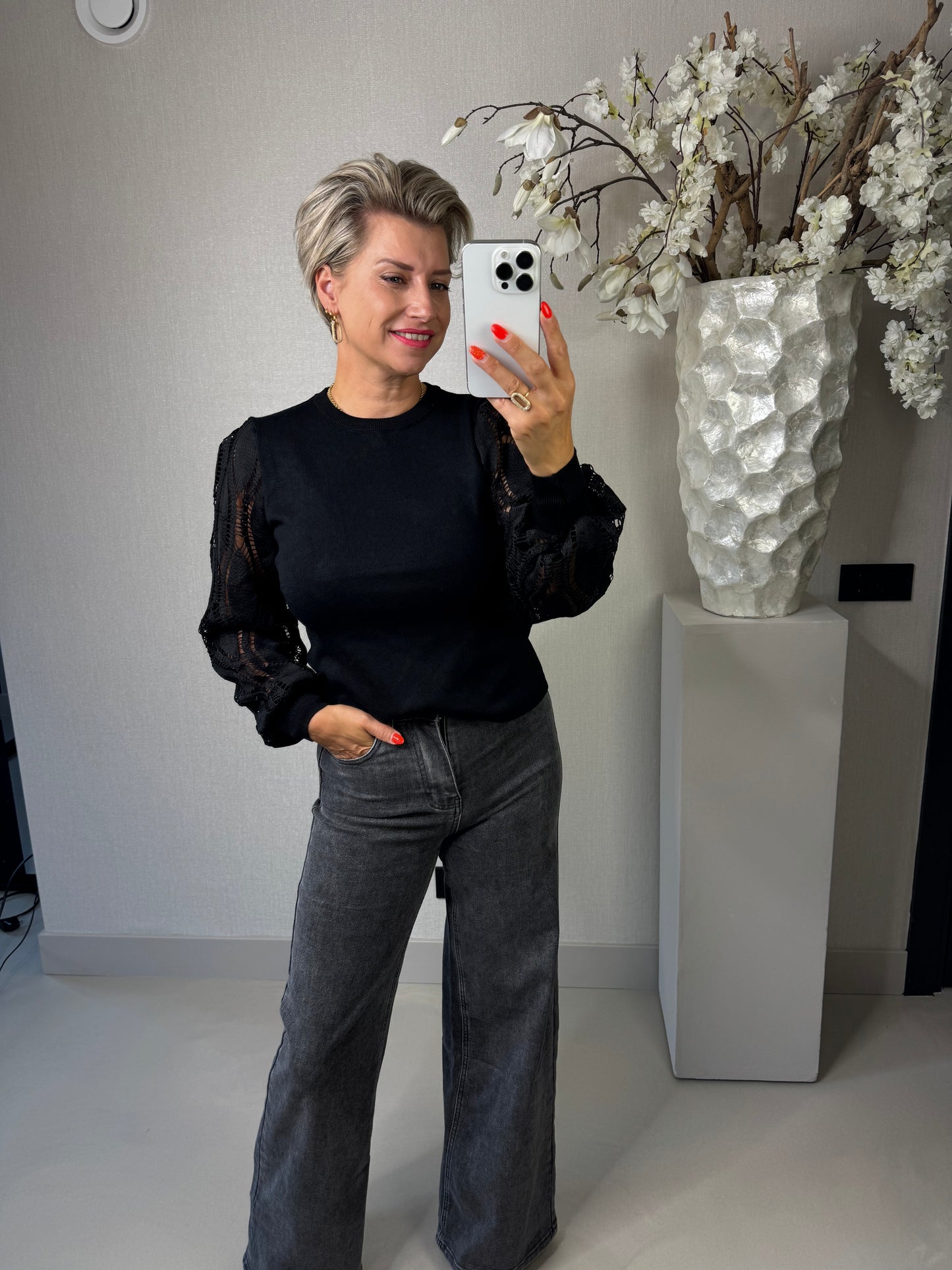 Trui Claire zwart