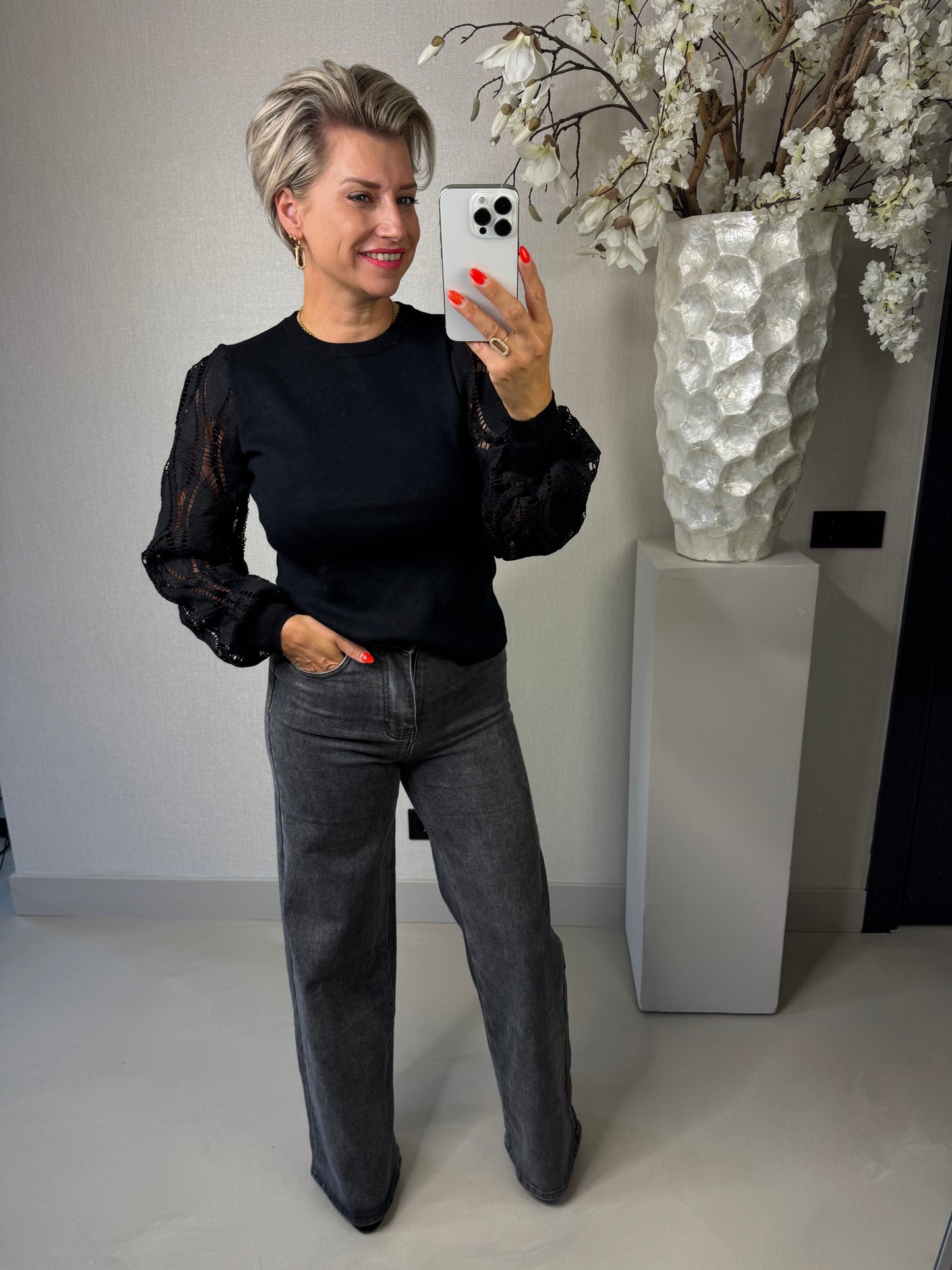 Trui Claire zwart