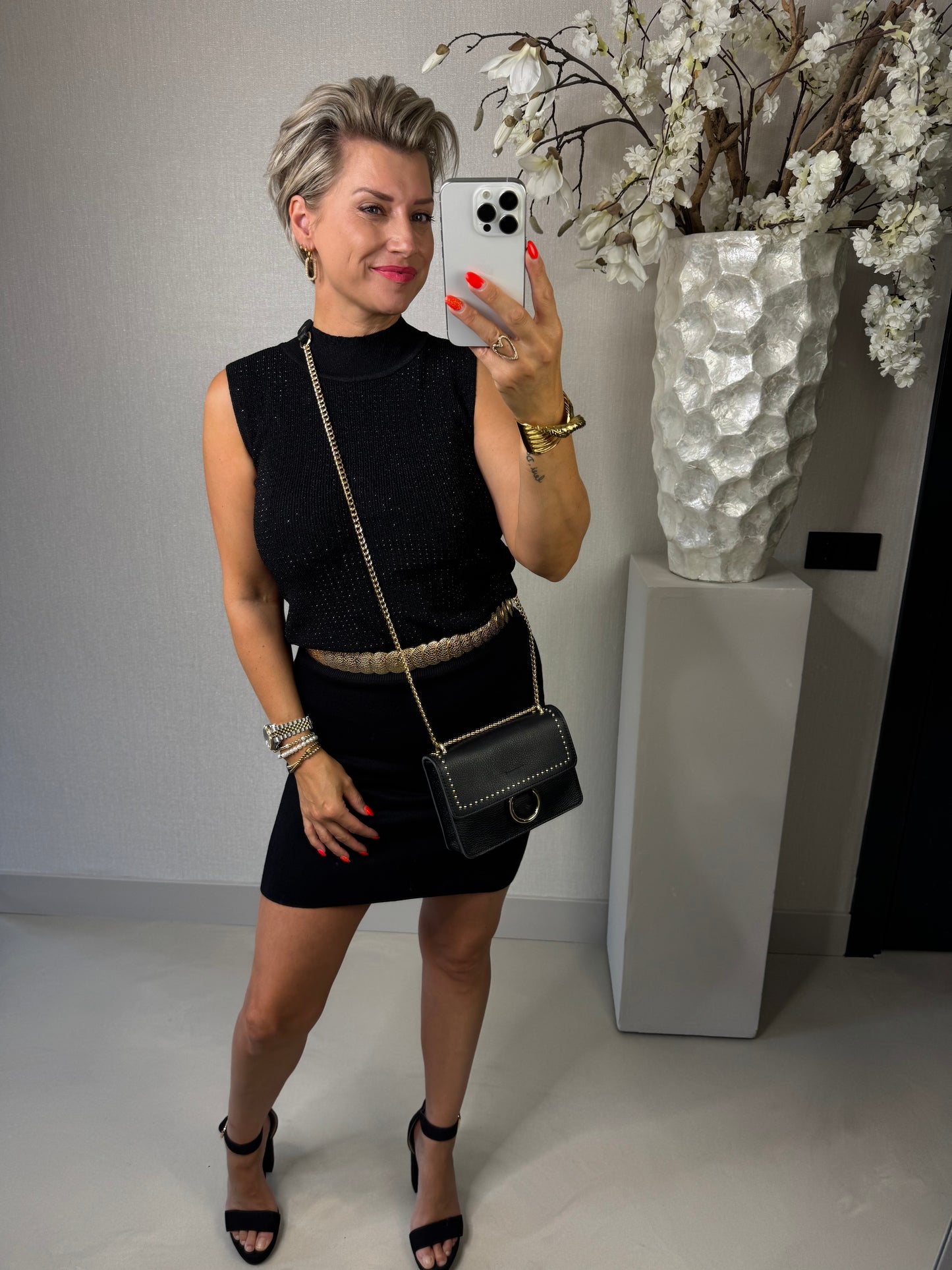 Top Bobbie zwart