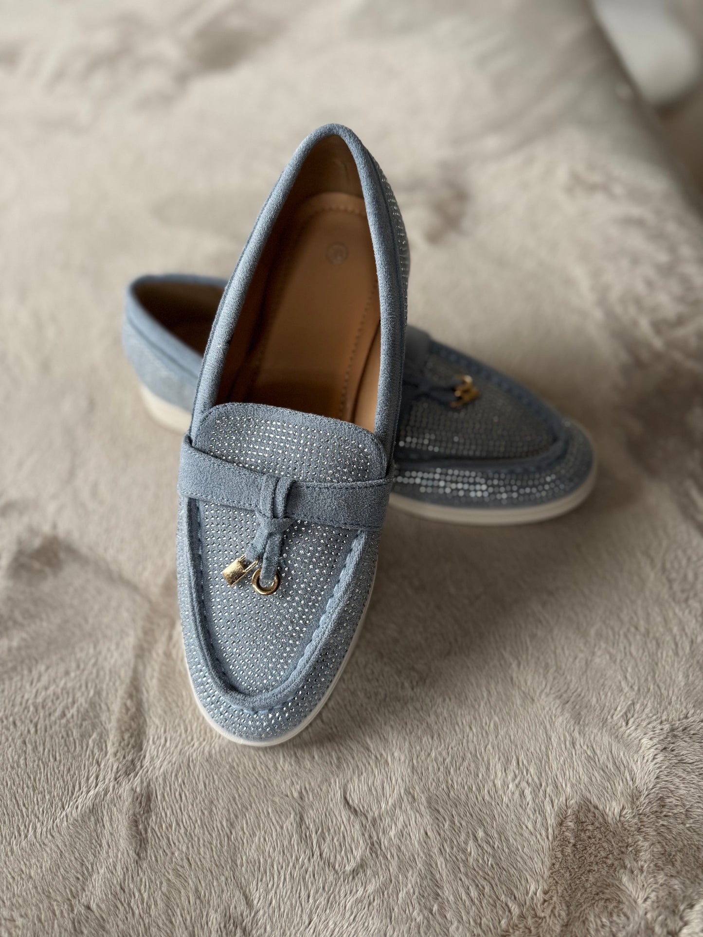 Loafers jeans blauw