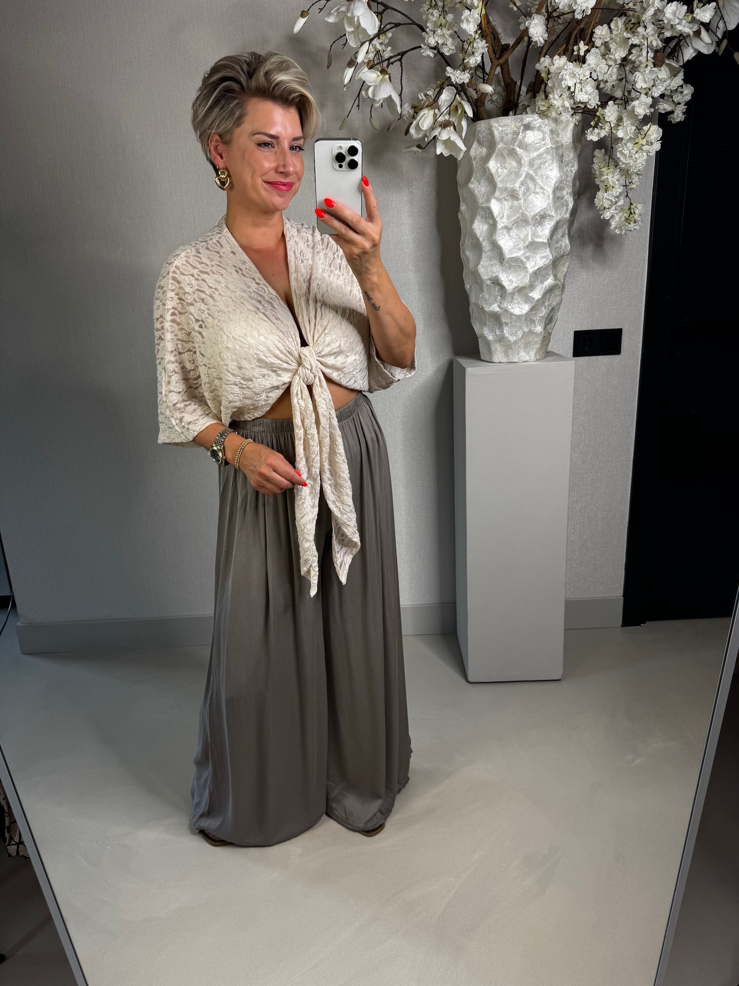 Vest boho strik