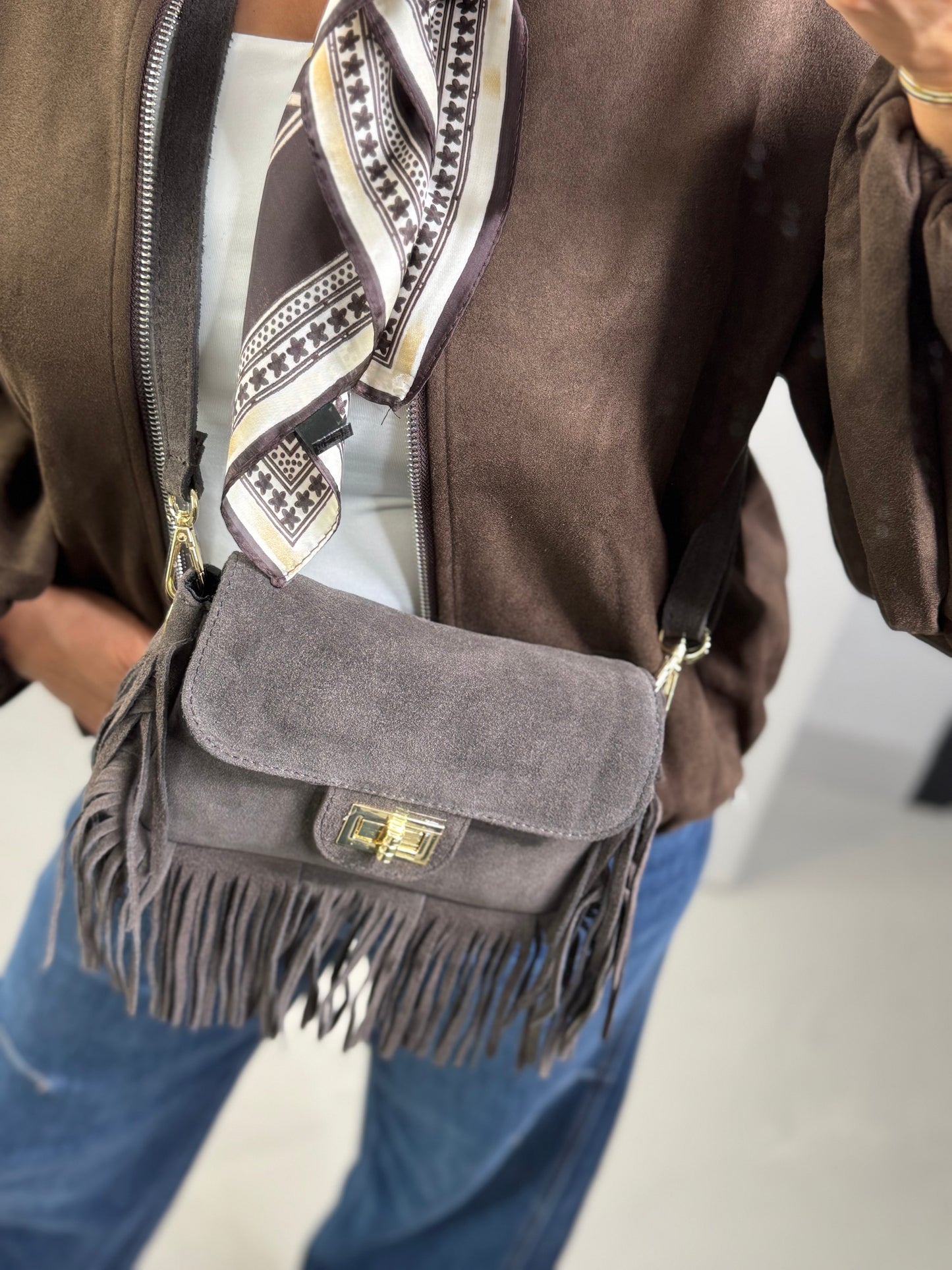 Tas fringe choco