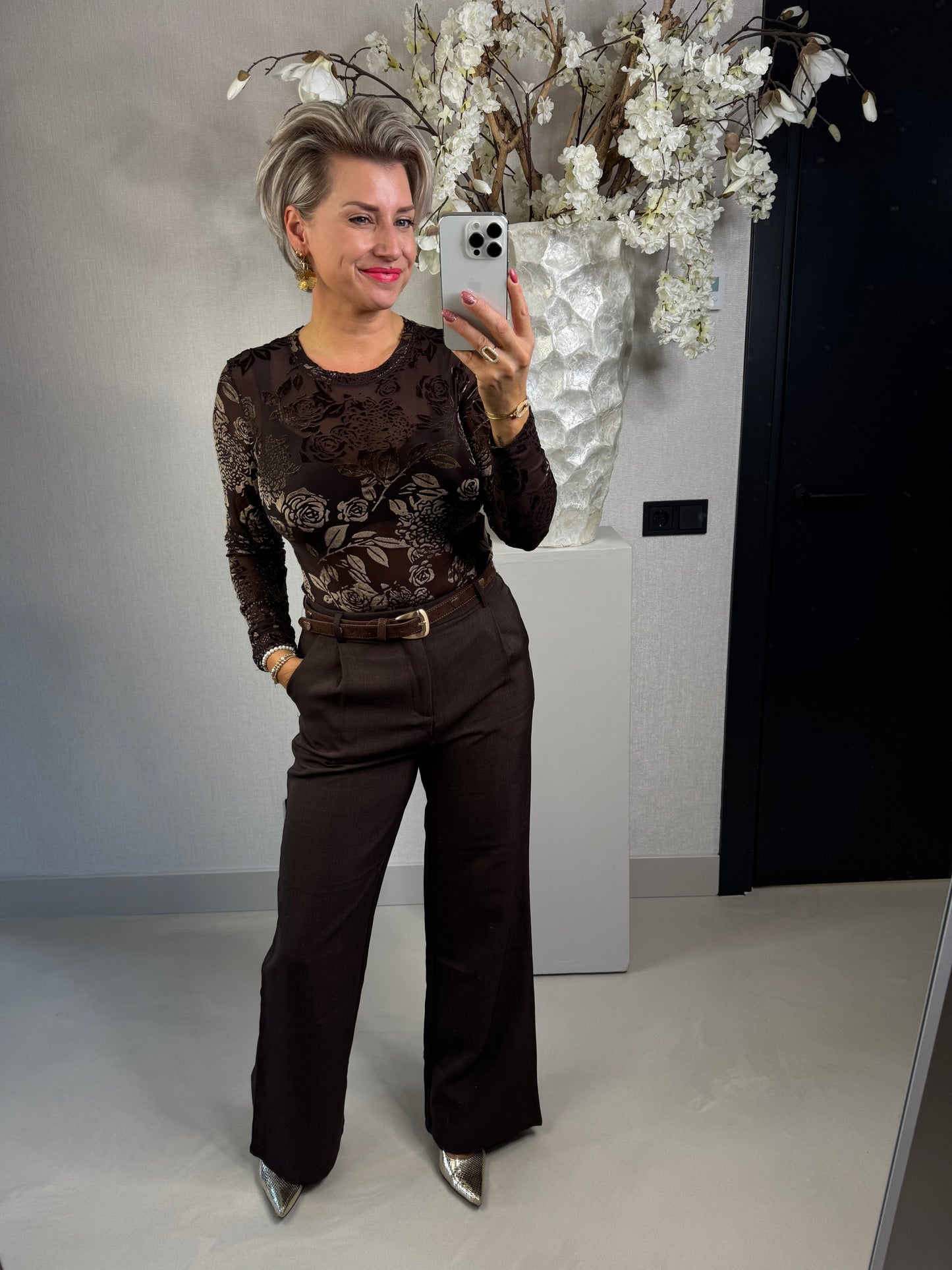 Pantalon bruin