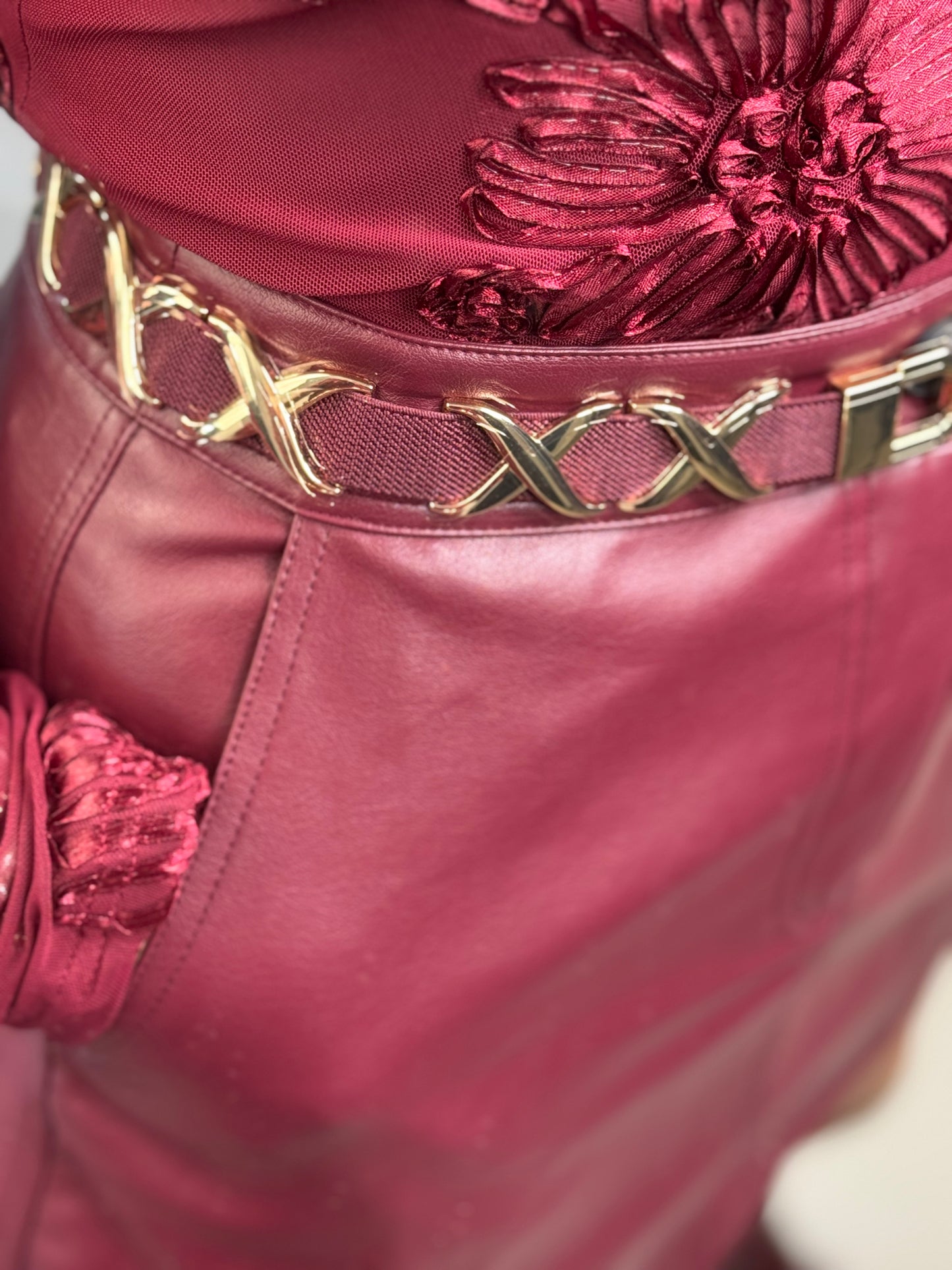 Riem elastisch bordeaux X