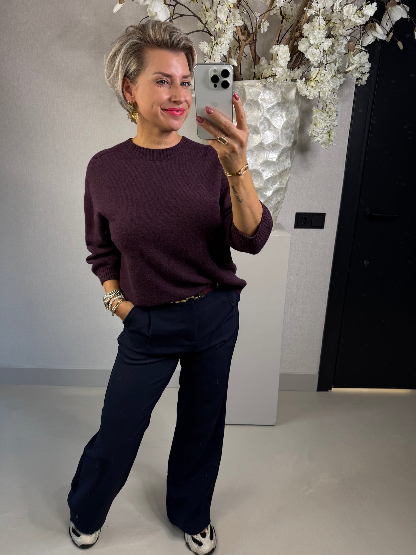 Pantalon blauw