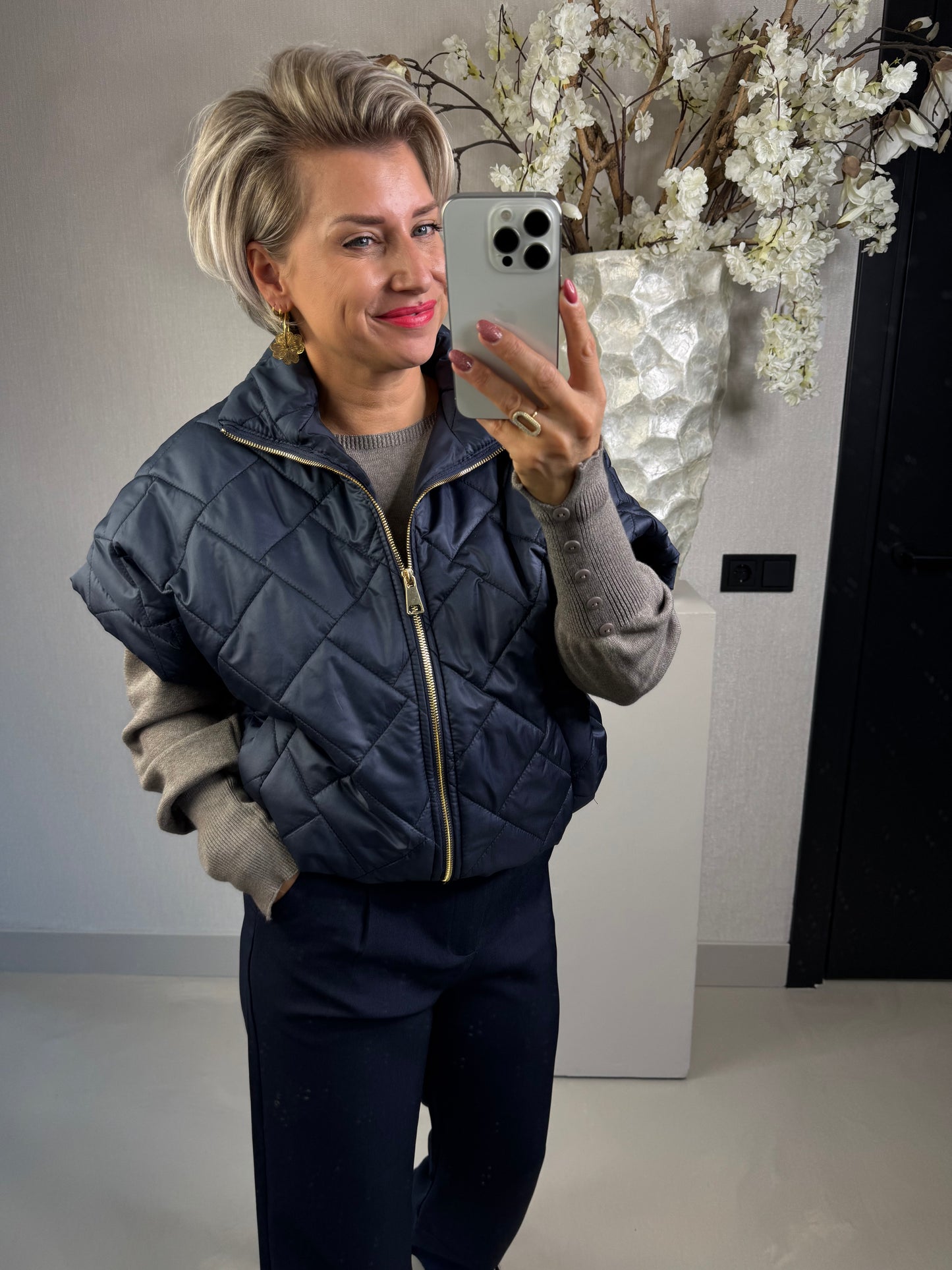 Bodywarmer blauw