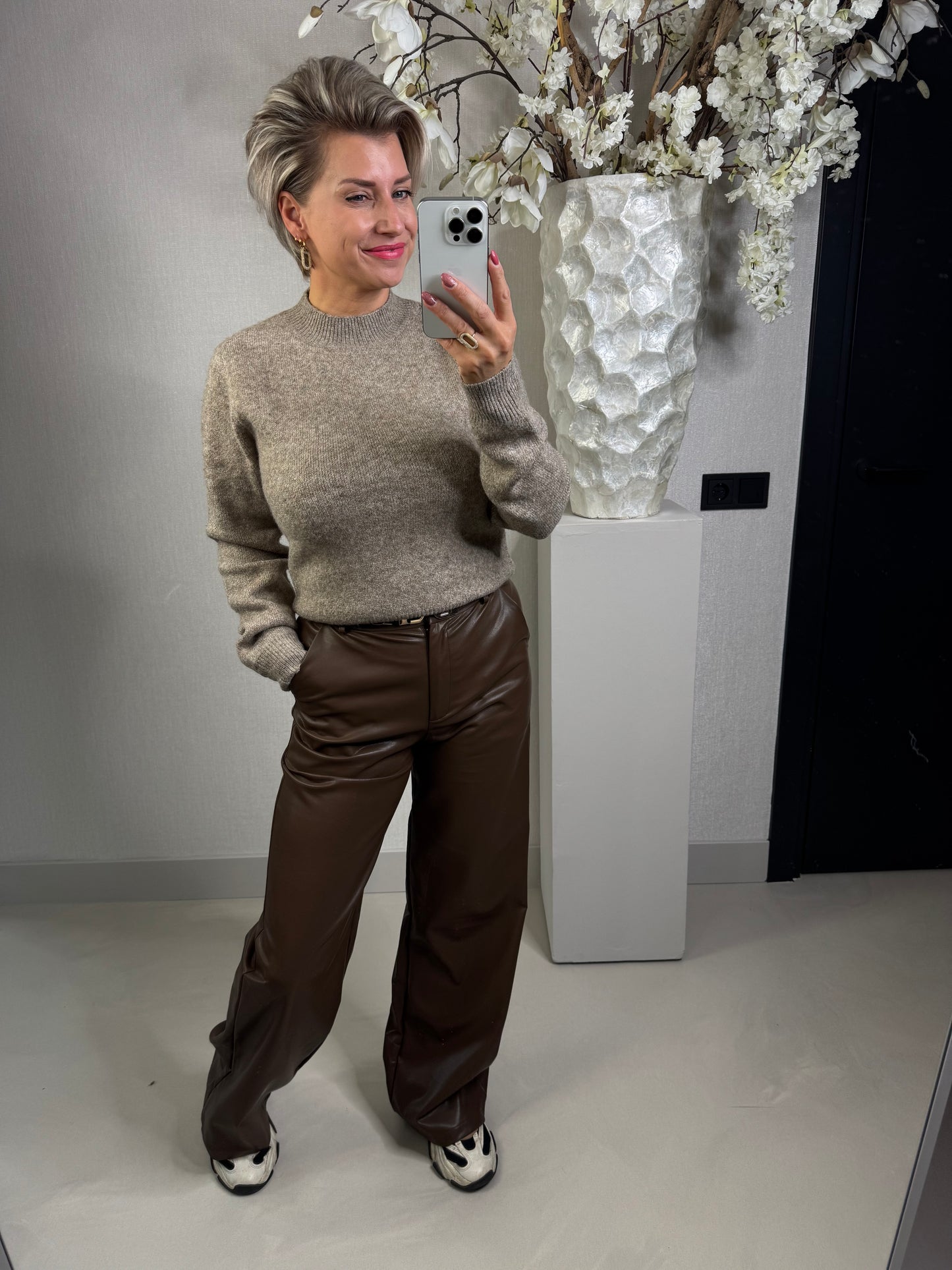 Comfy trui beige
