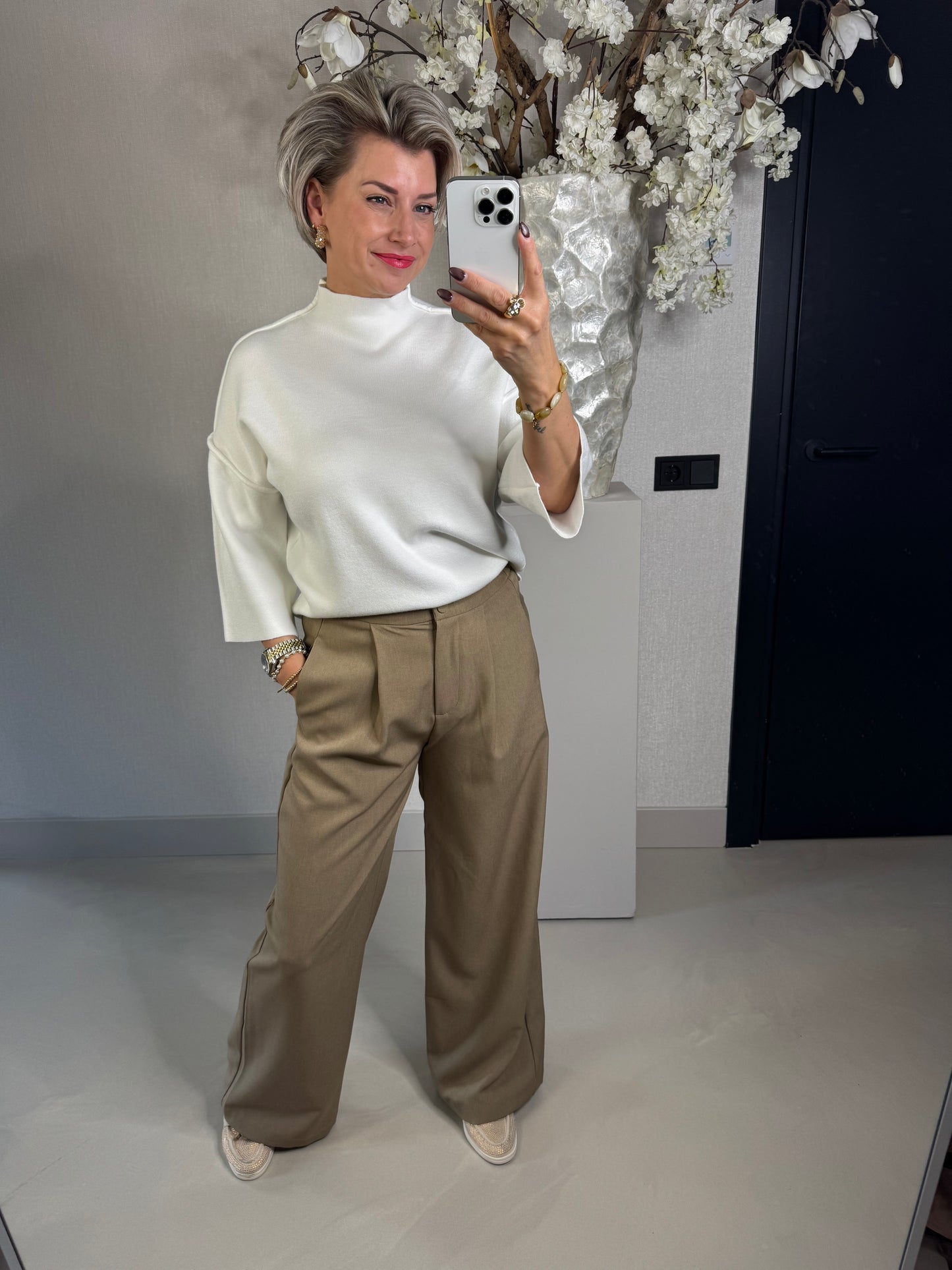 Trui Nienke off white