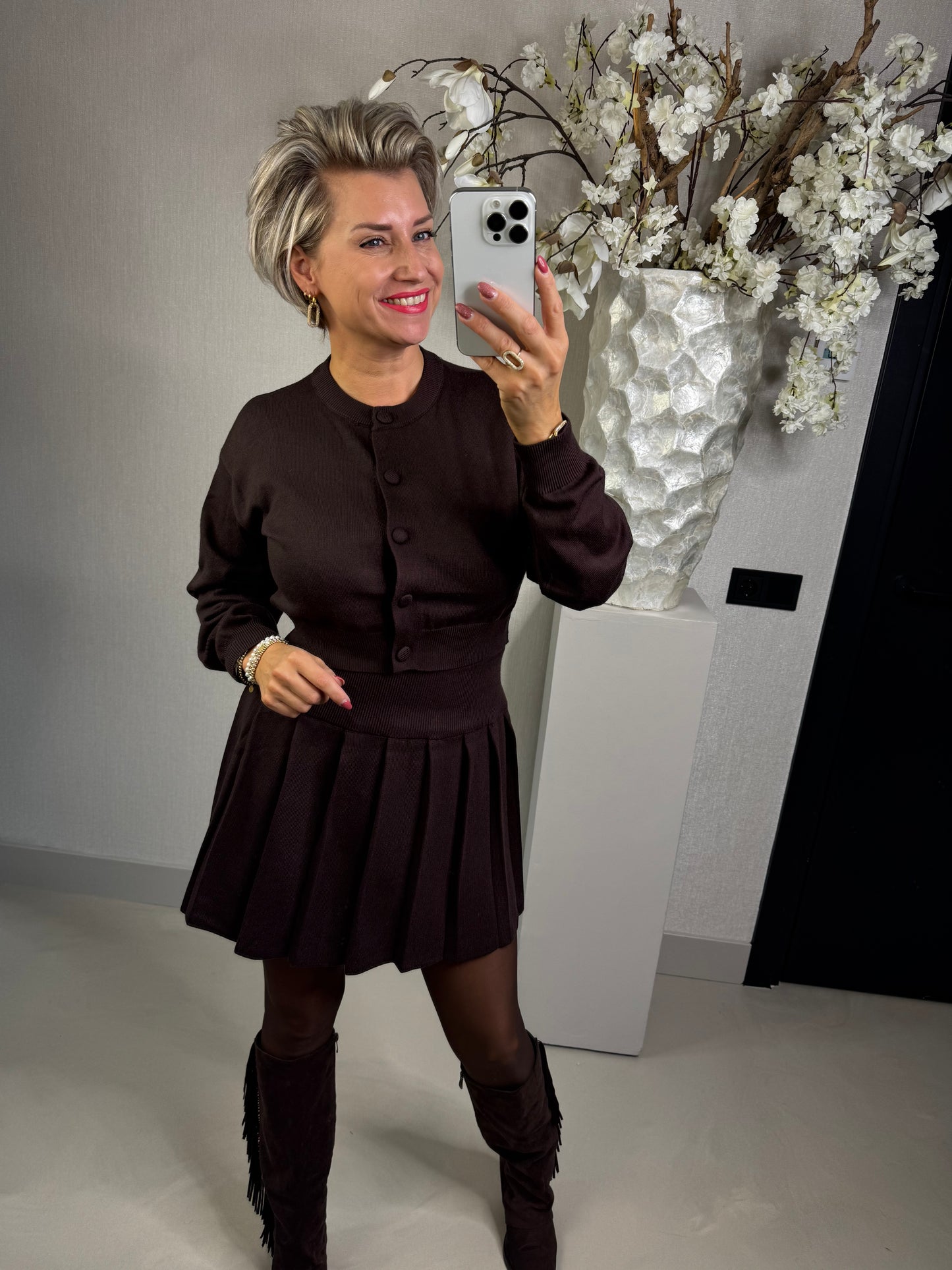 Set Lotte bruin
