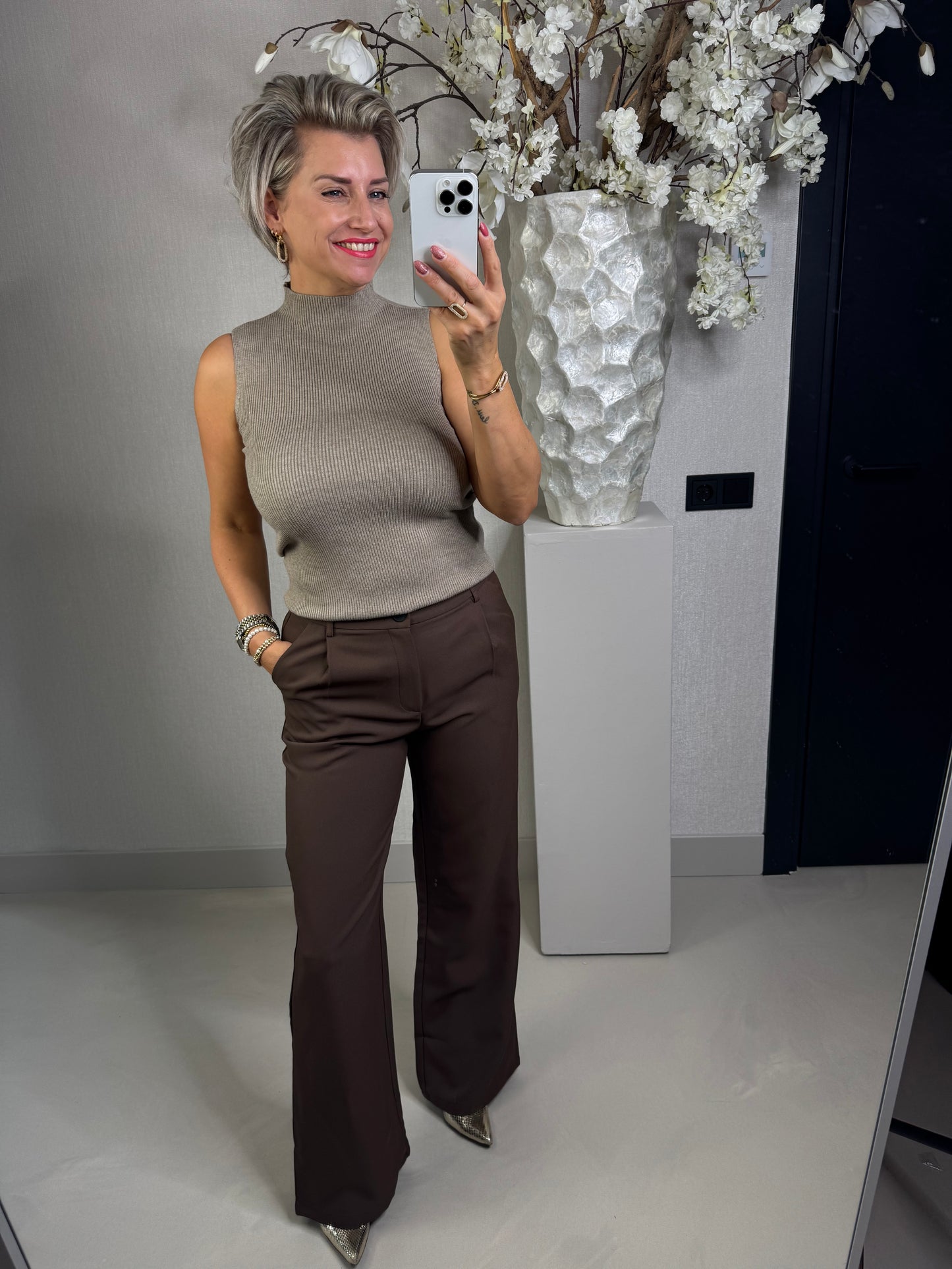 Pantalon Marron