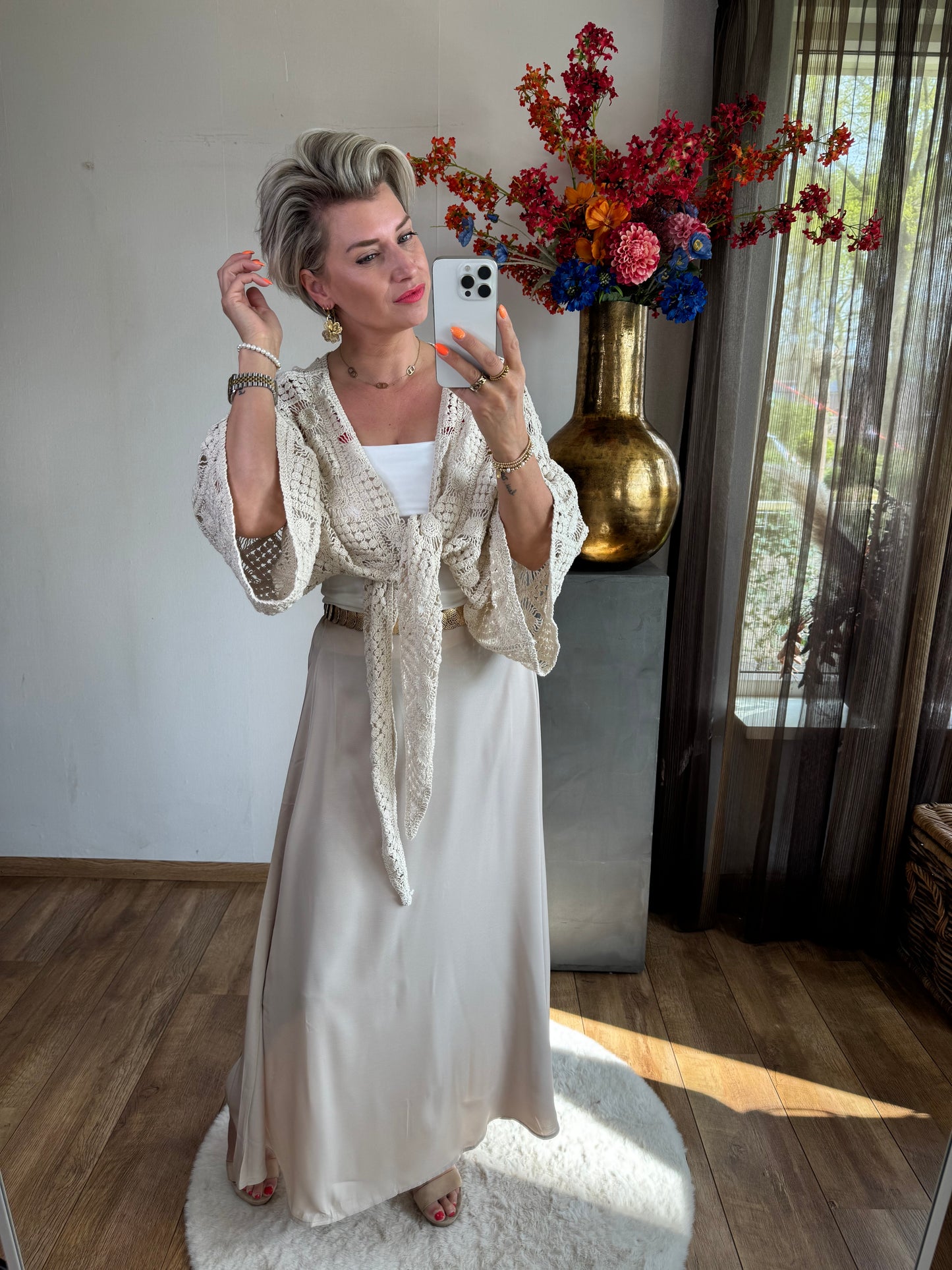 Rok lang beige