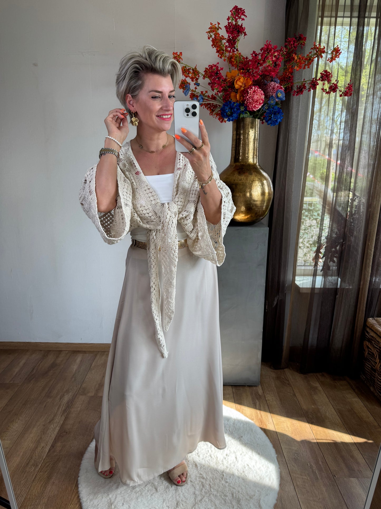 Rok lang beige