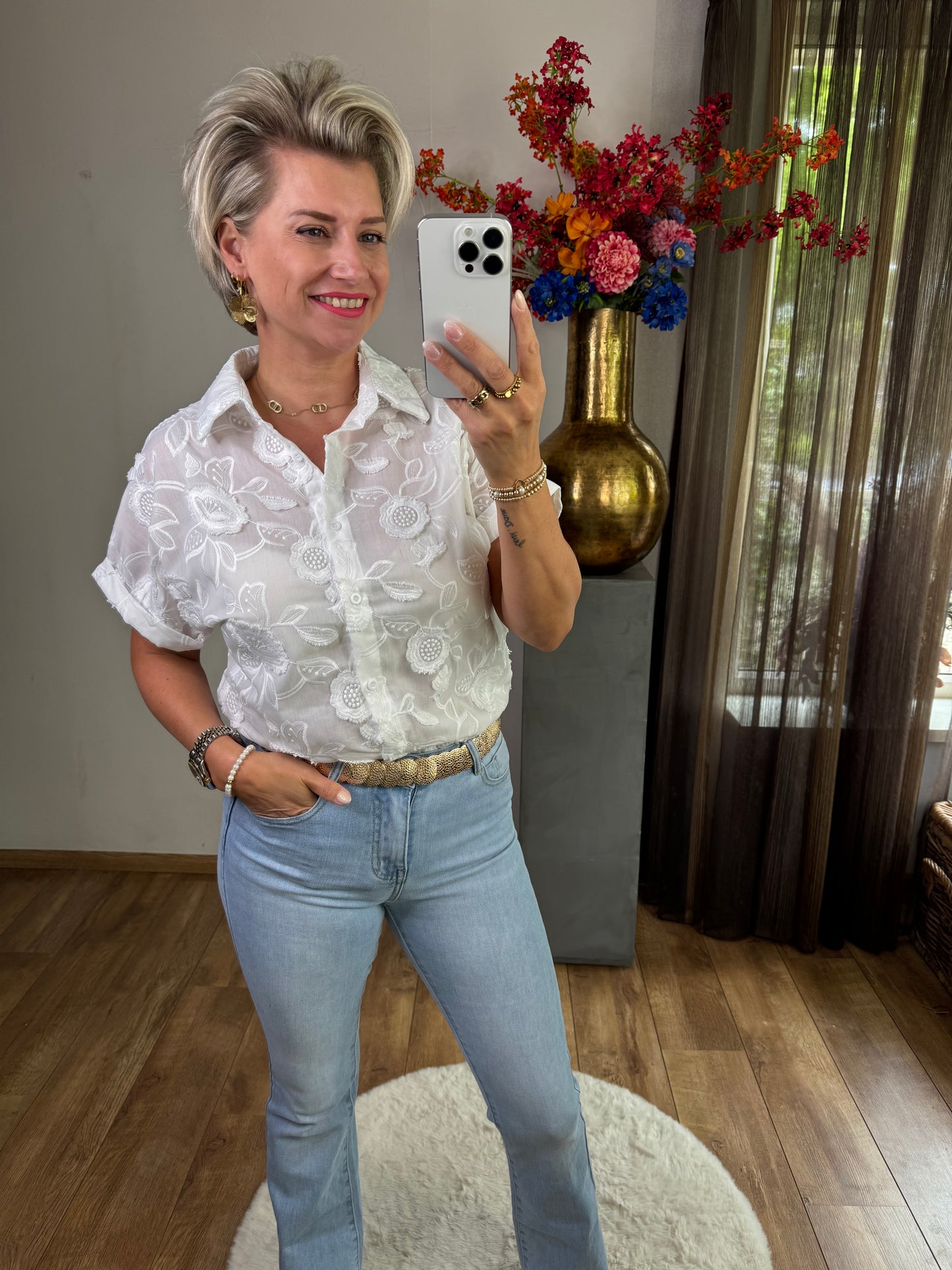 Blouse Jasmijn wit
