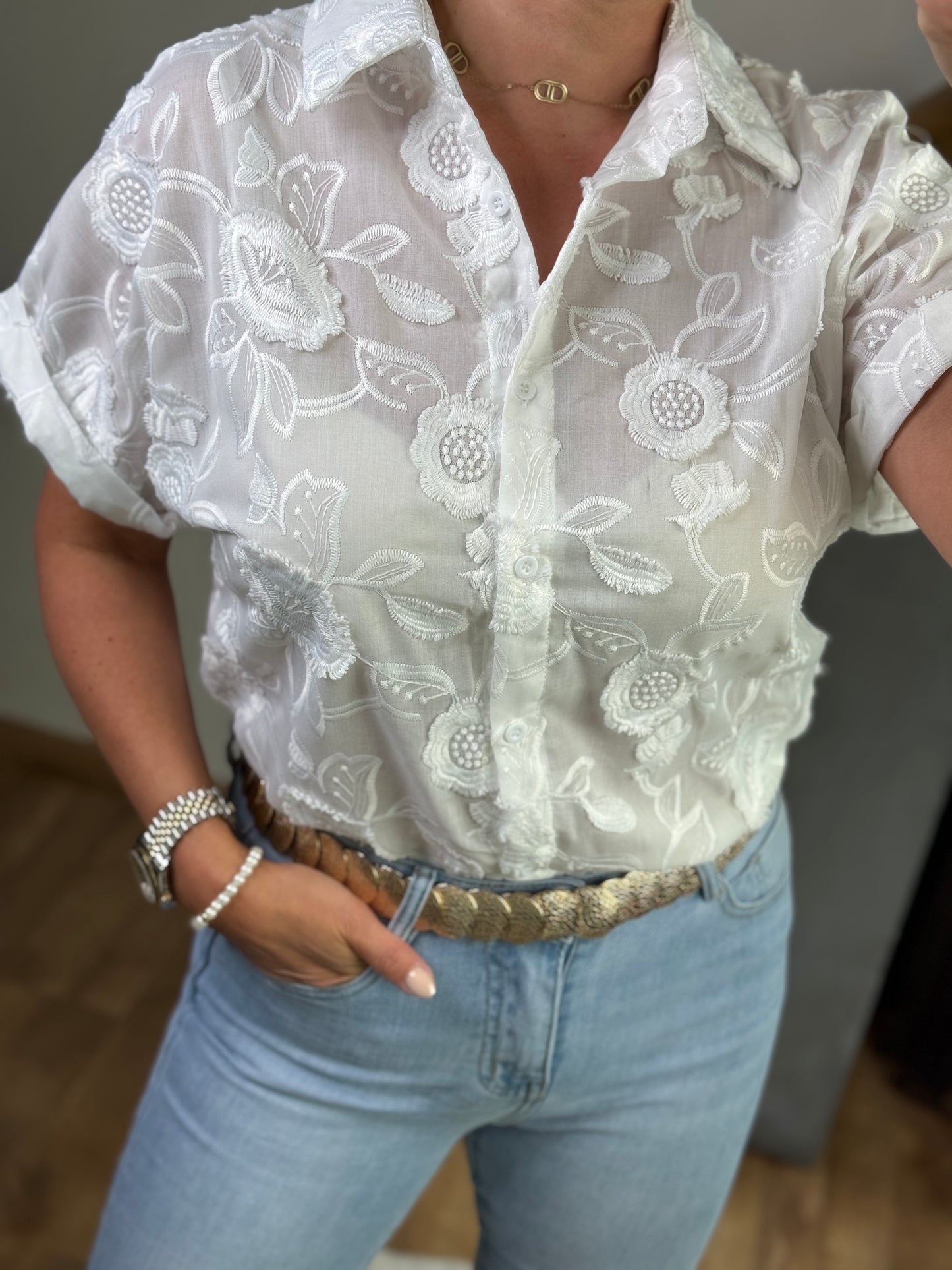 Blouse Jasmijn wit