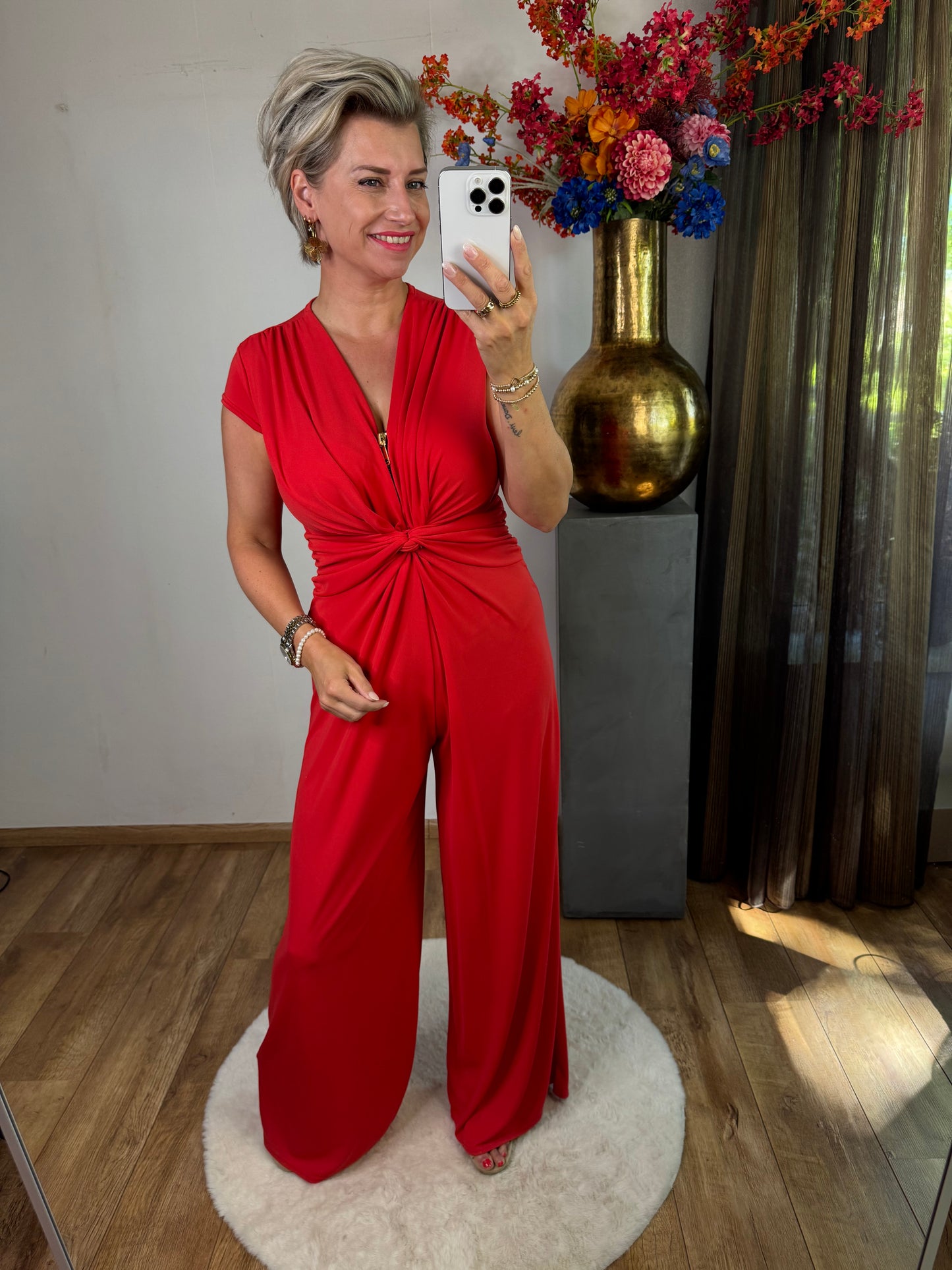 Jumpsuit Troiska rood