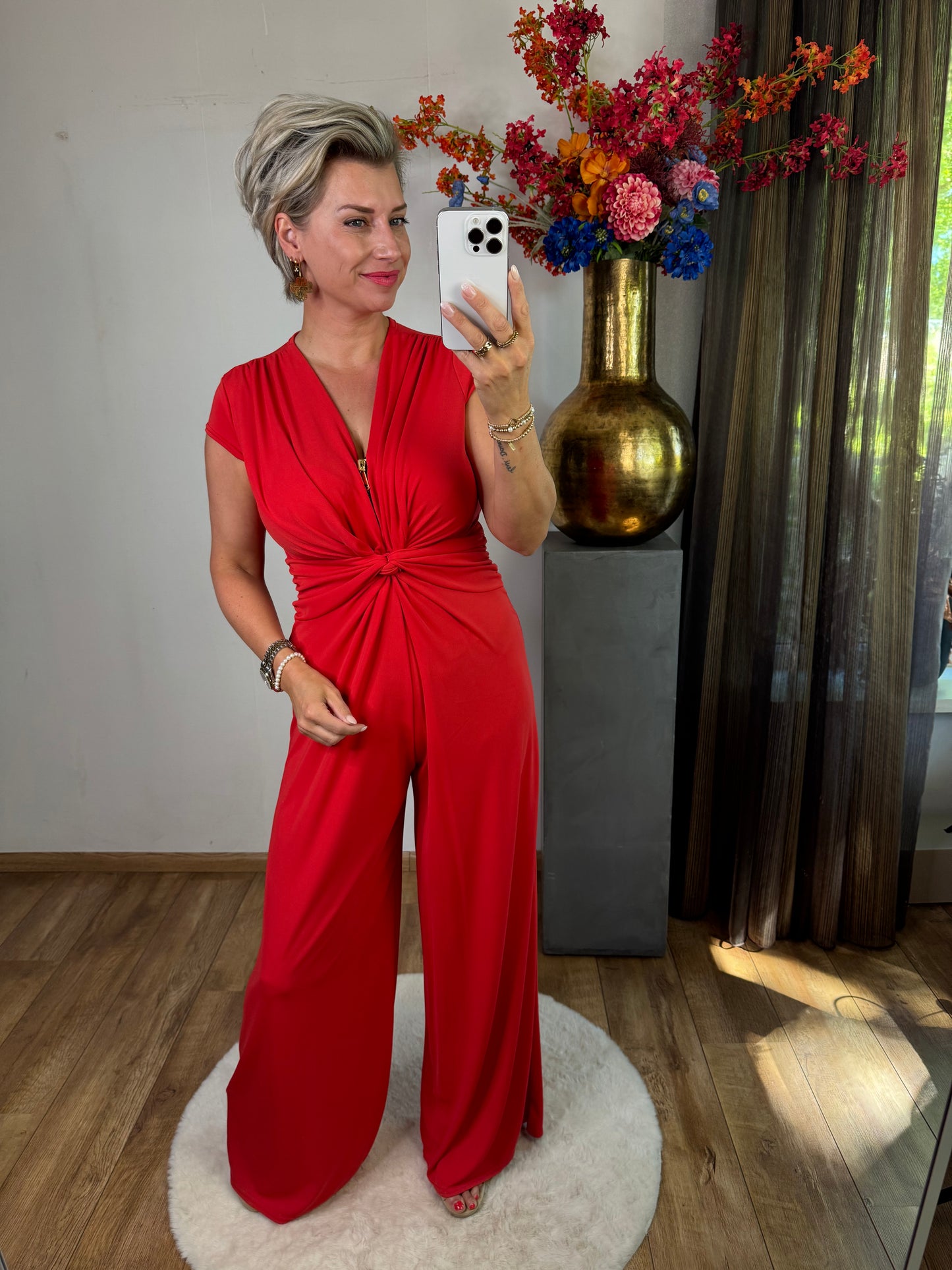 Jumpsuit Troiska rood