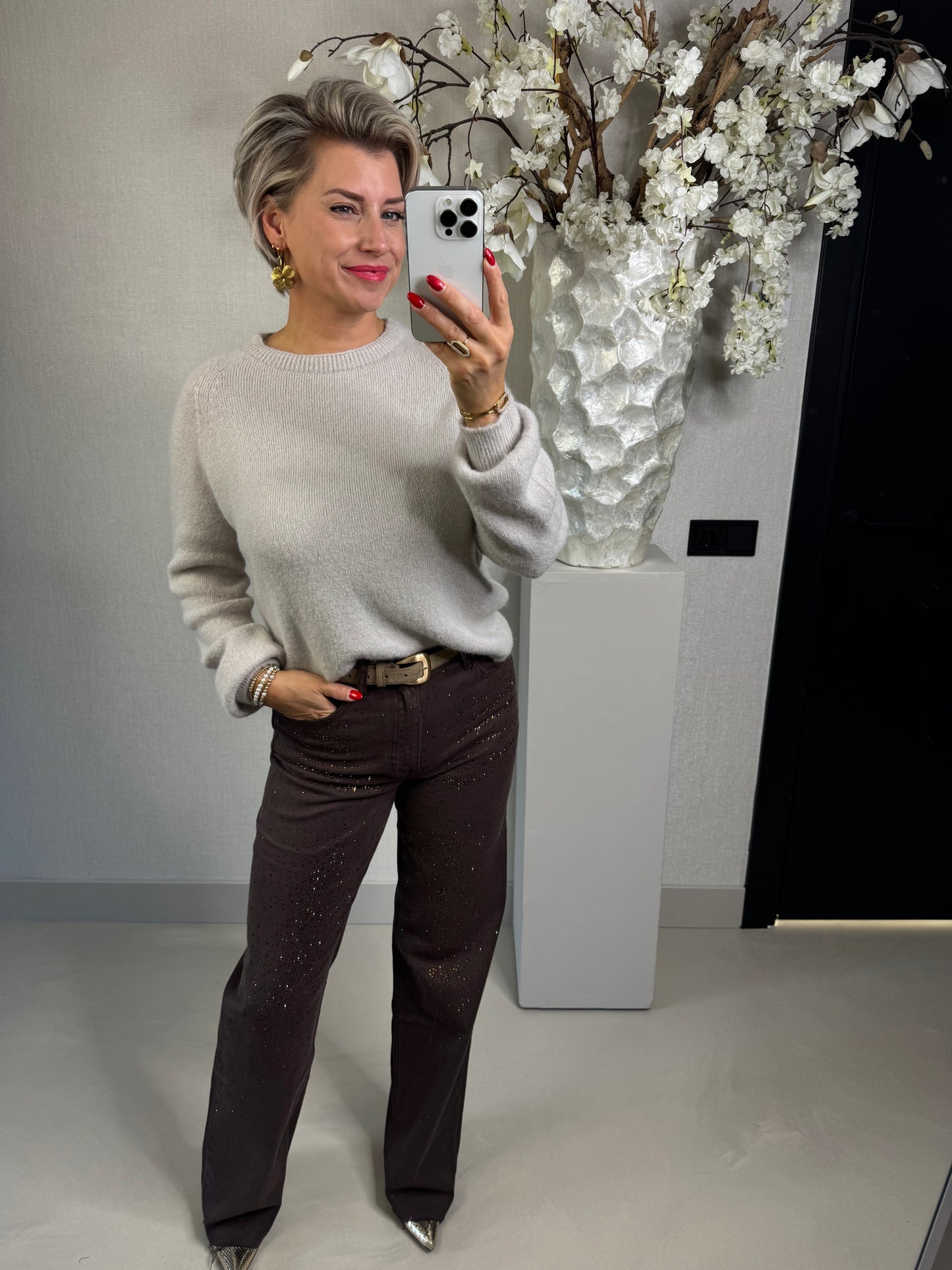 Jeans Queen Hearts sparkle