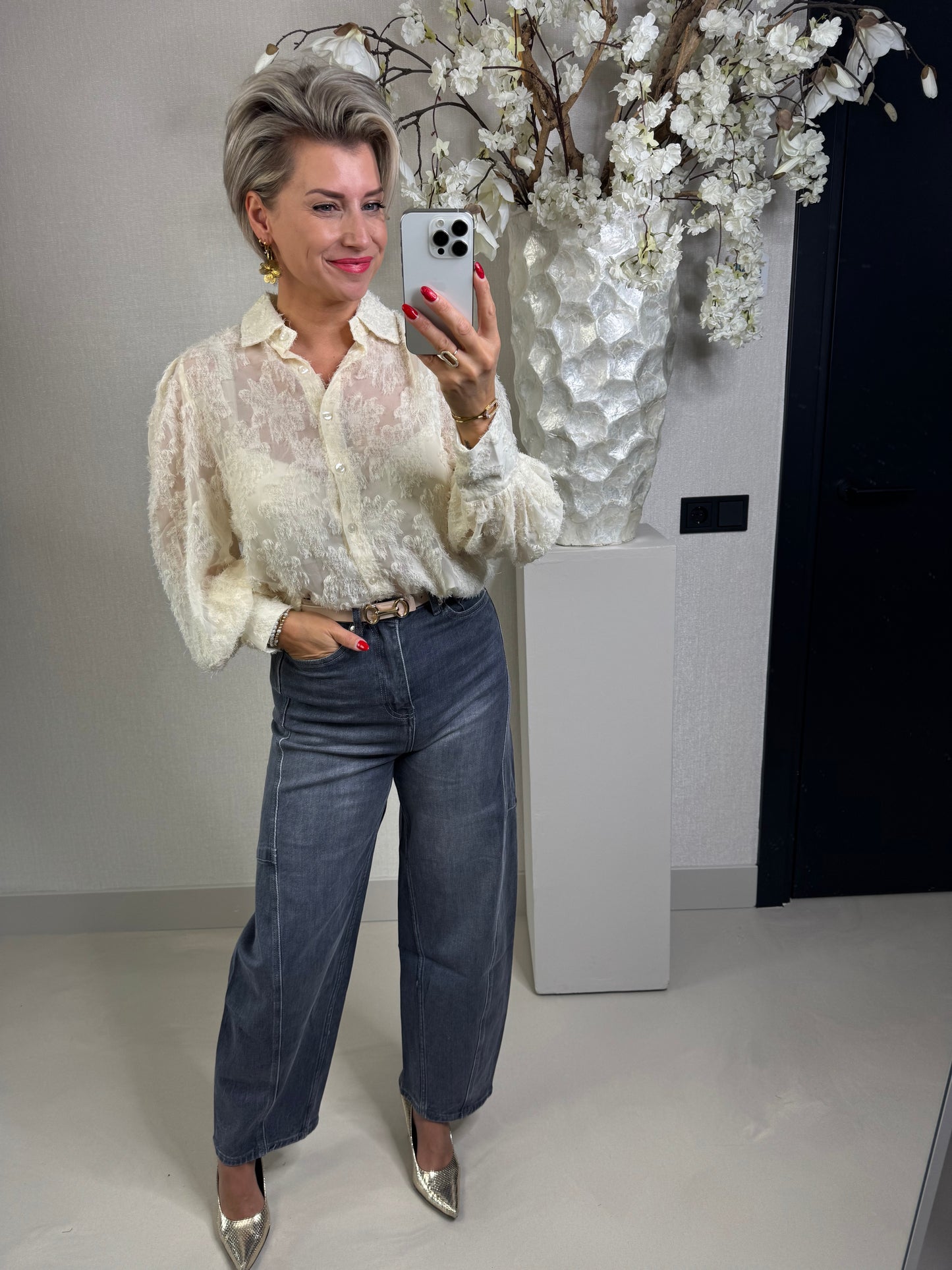 Blouse Fieke off white