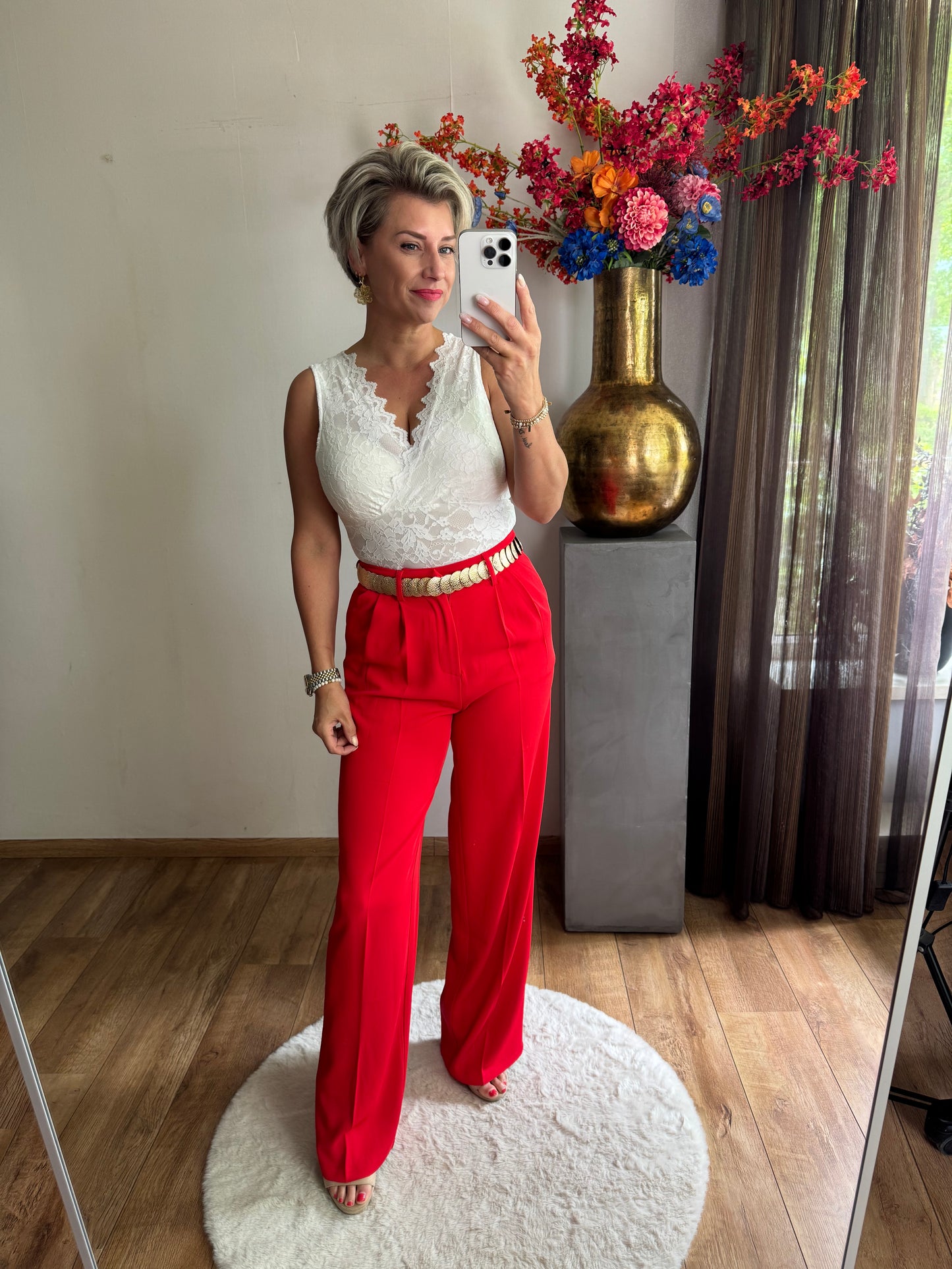 Pantalon rood