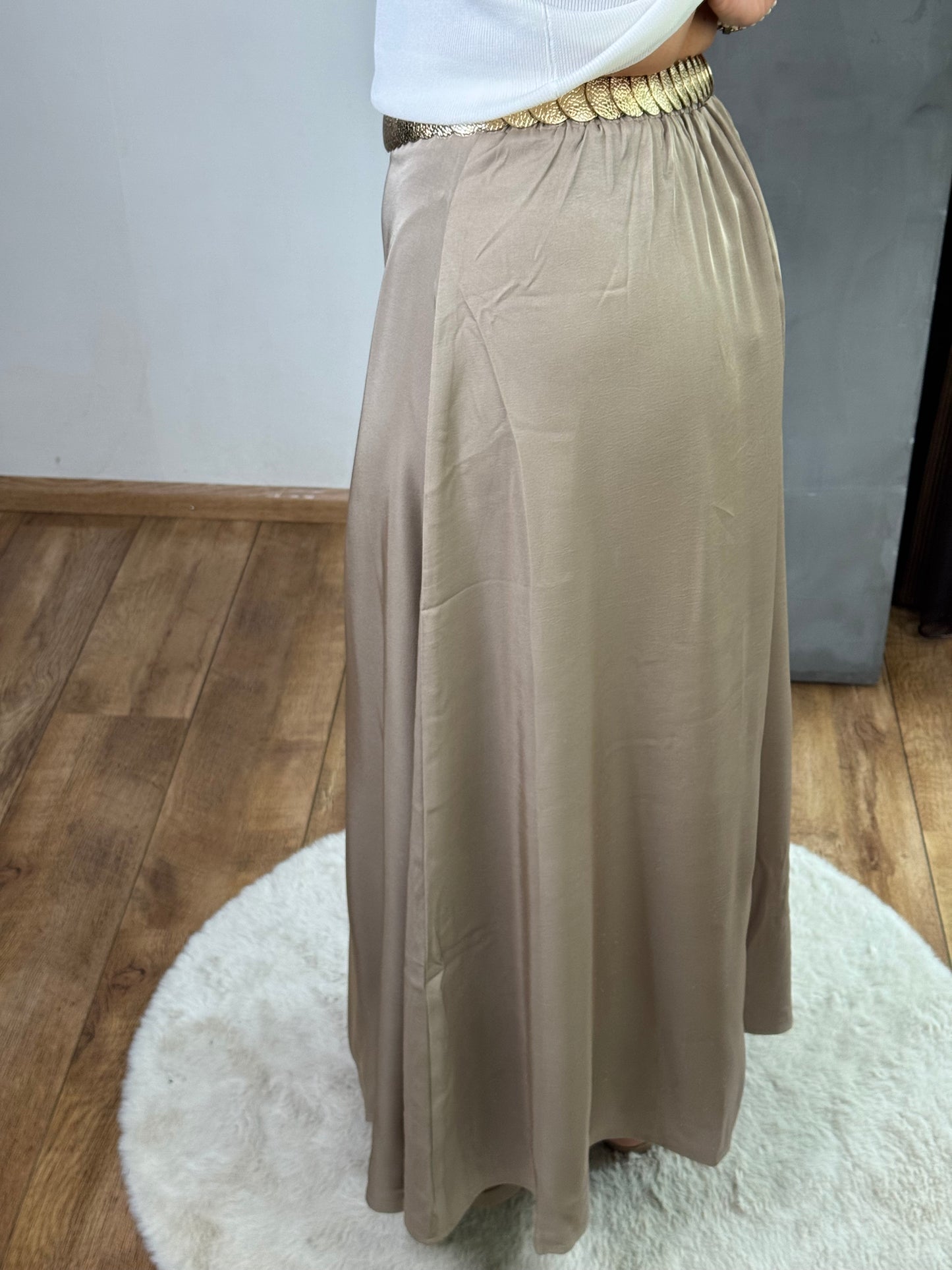 Rok lang taupe