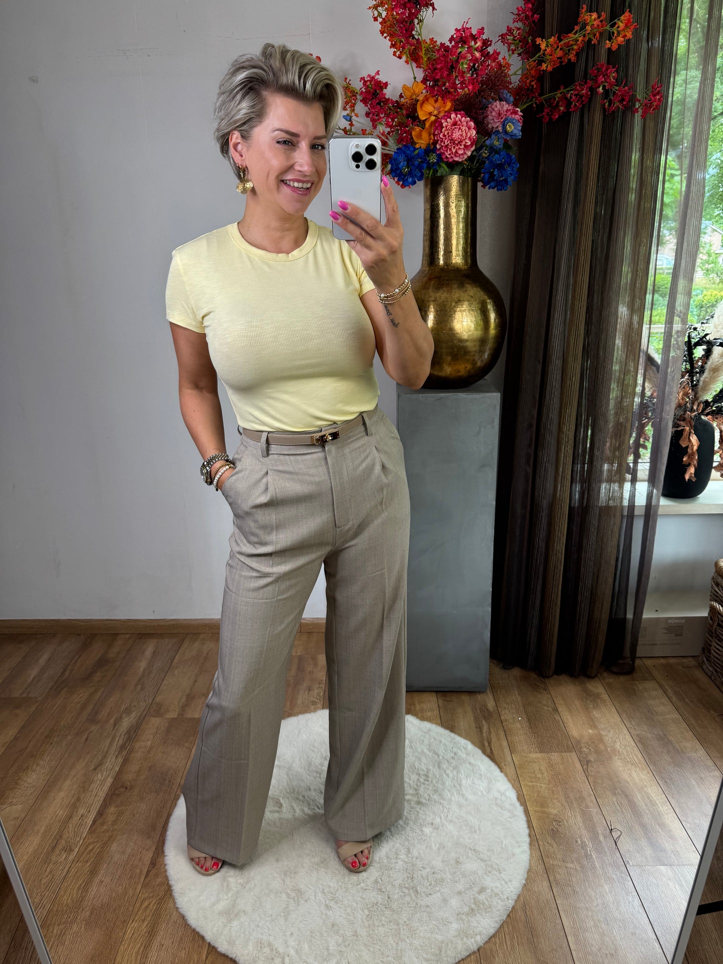 Pantalon Nina beige