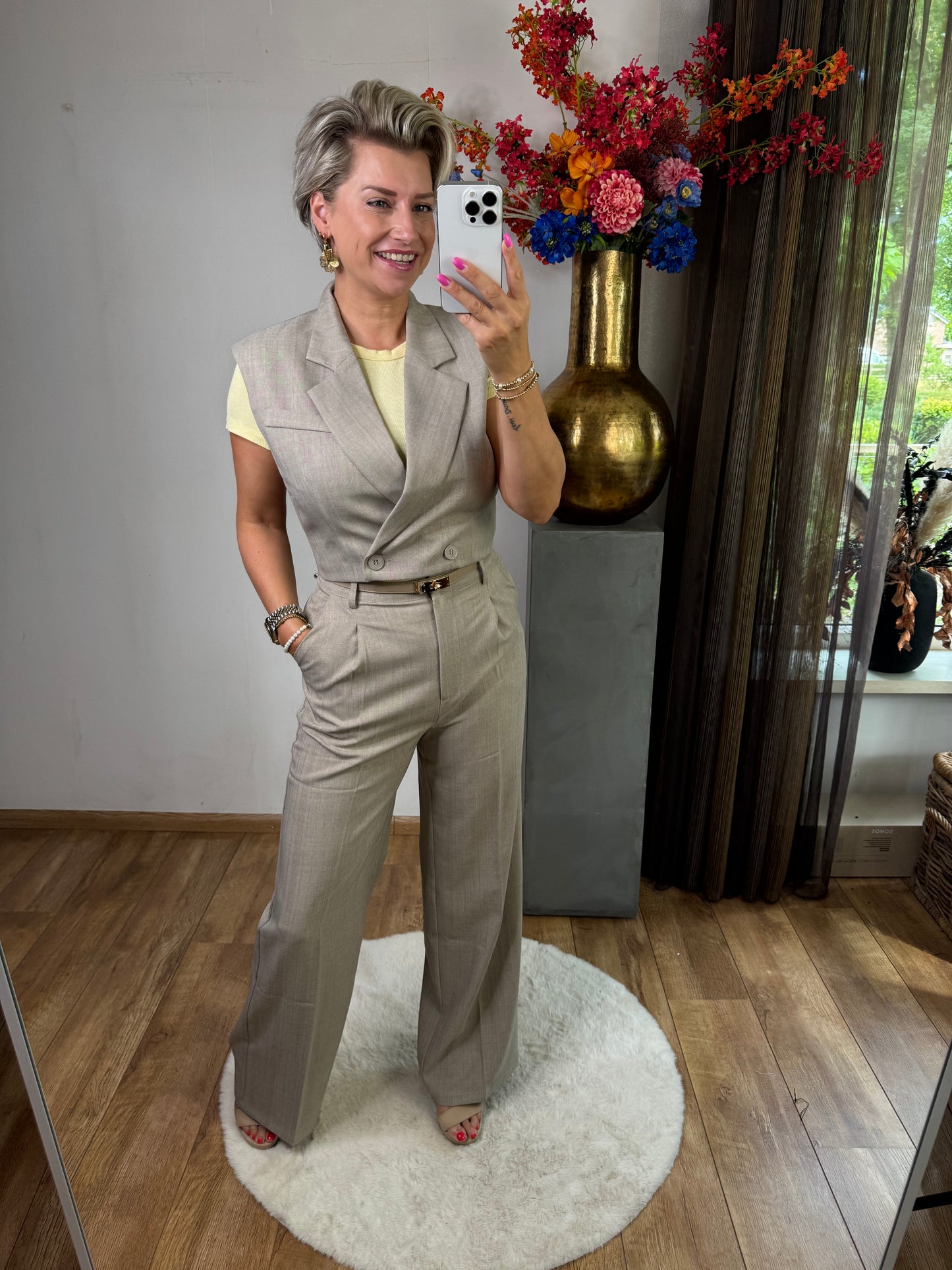 Pantalon Nina beige
