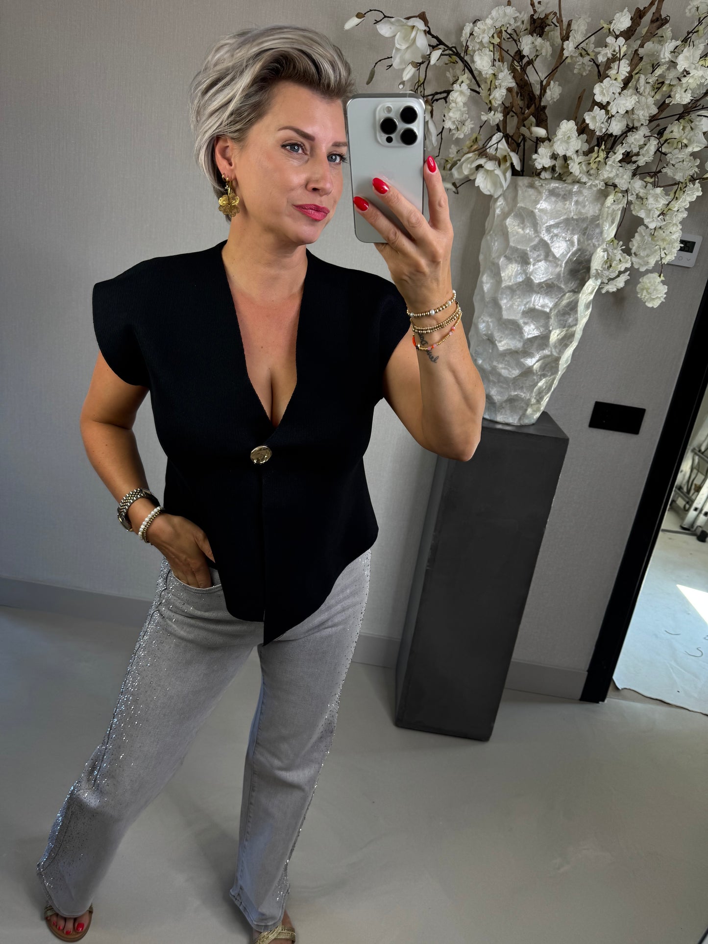 Vest Jay Linn zwart