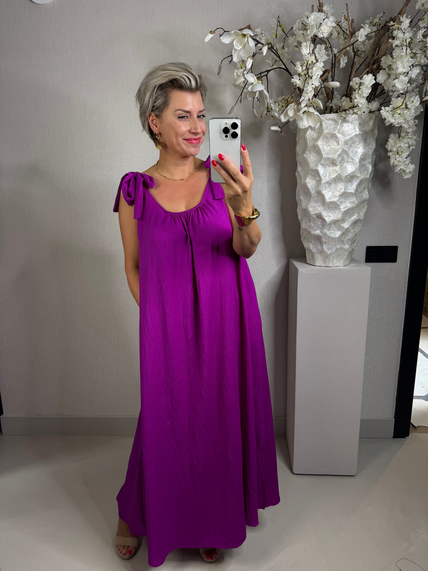 Jurk magenta