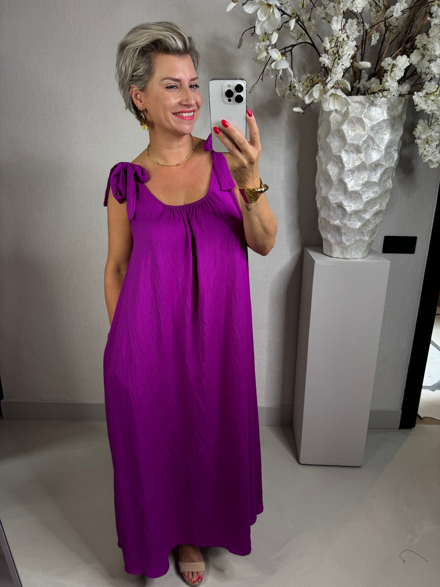 Jurk magenta