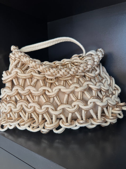 Tas beige goud