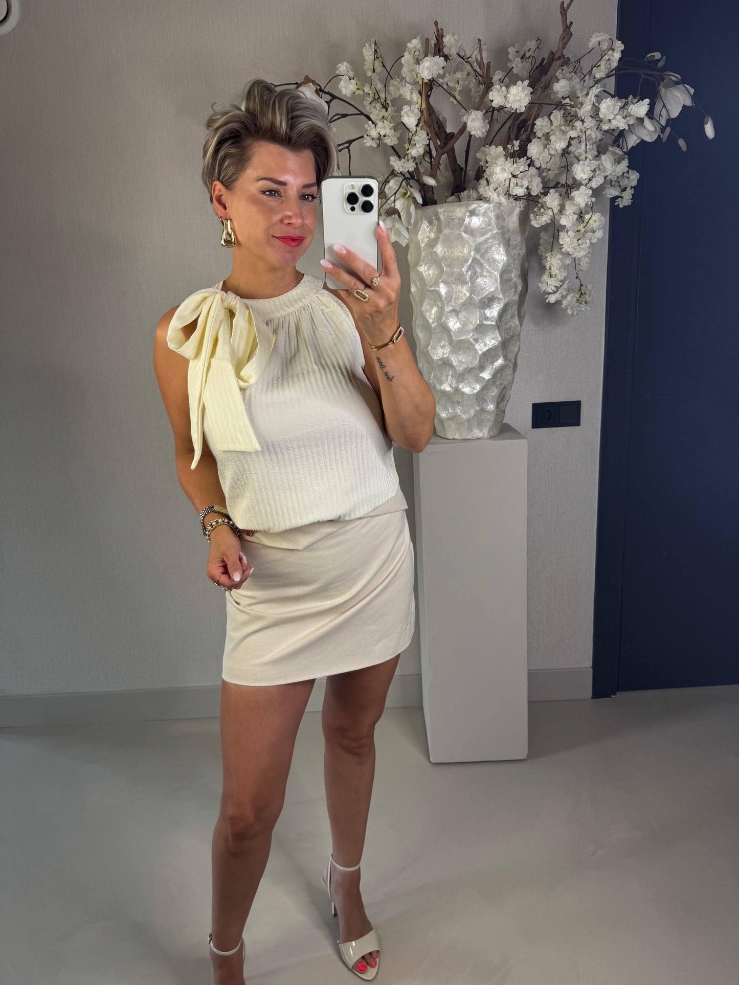 Top Amélie ecru