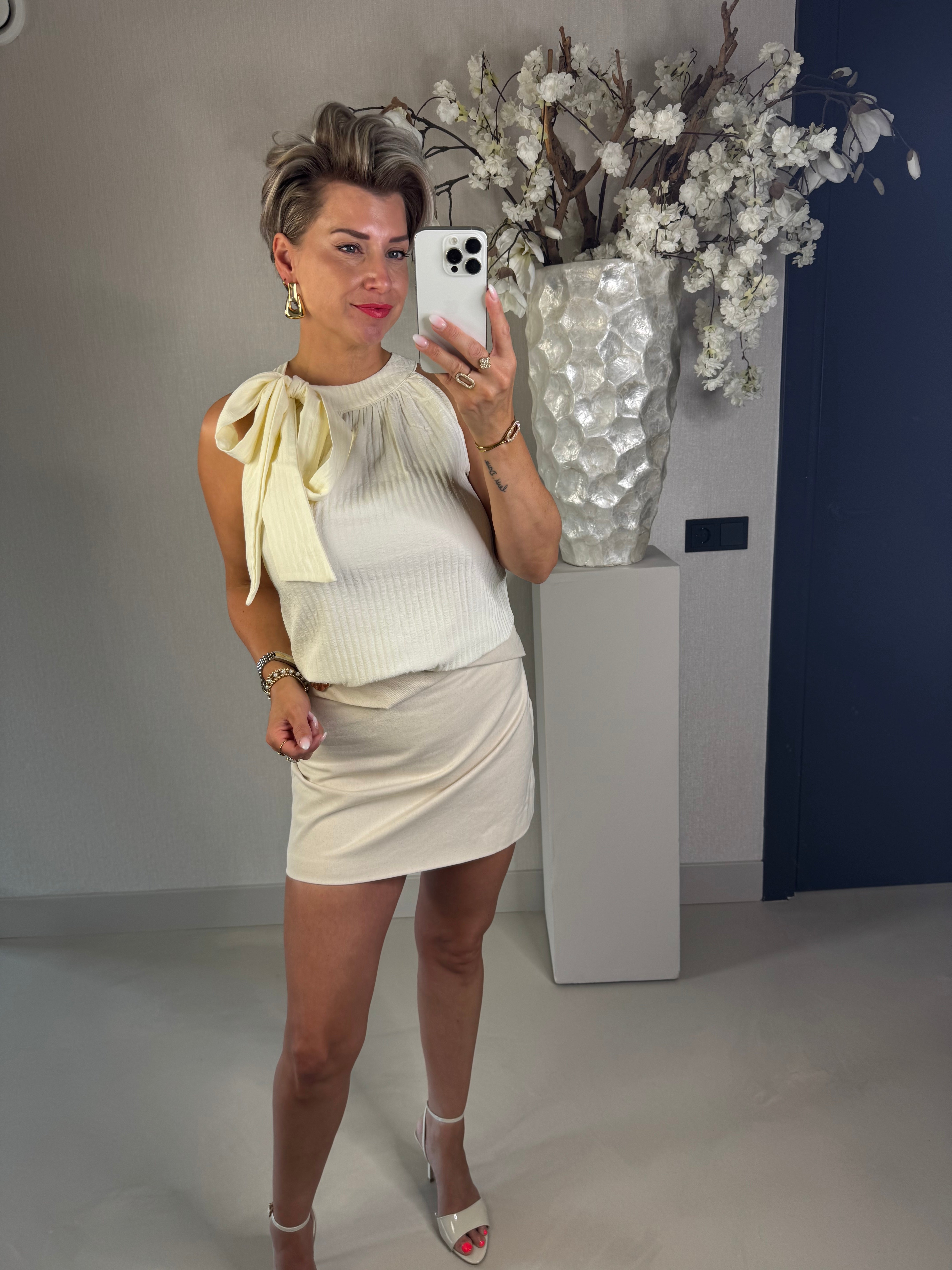 Top Amélie ecru