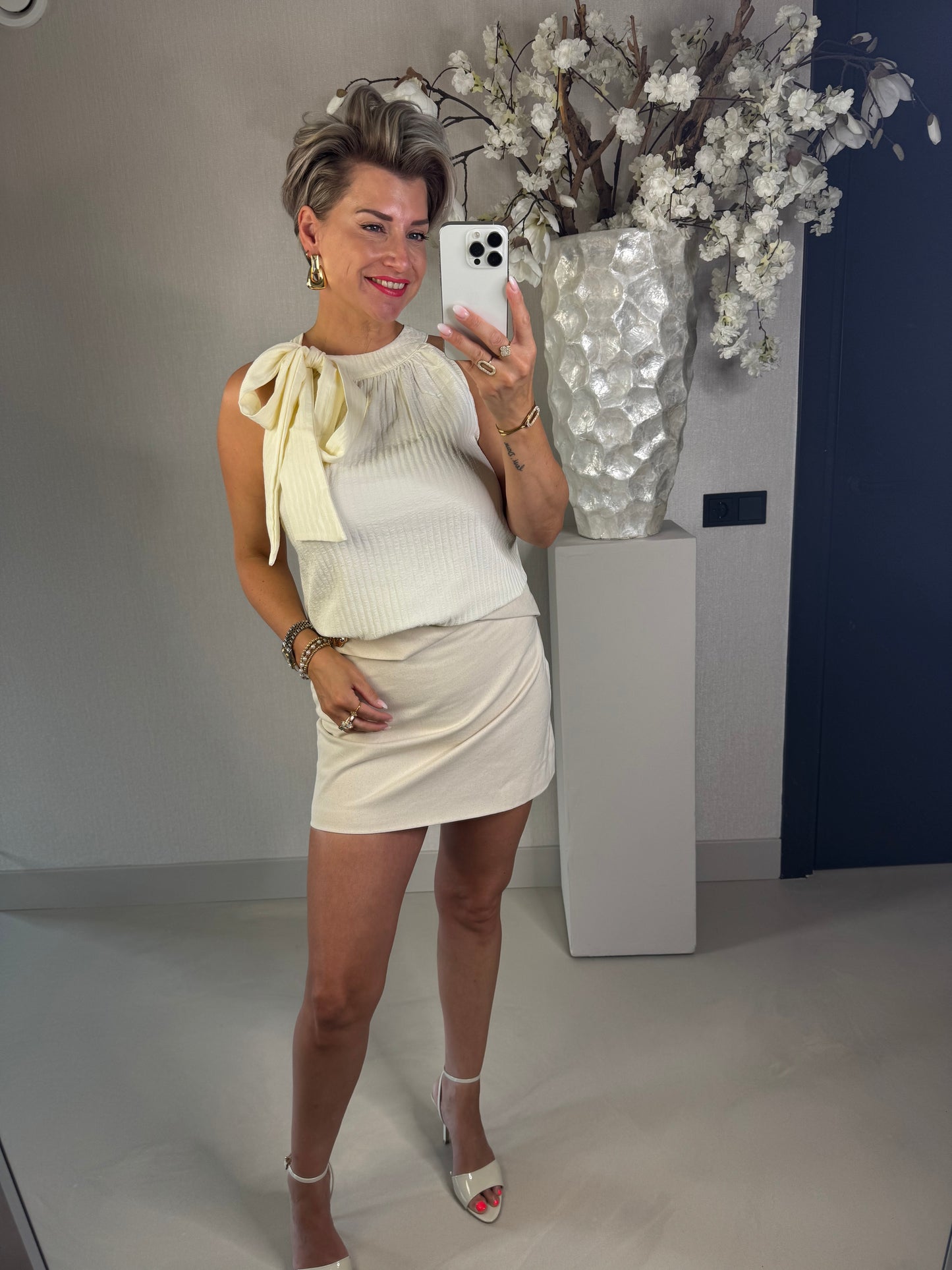 Top Amélie ecru