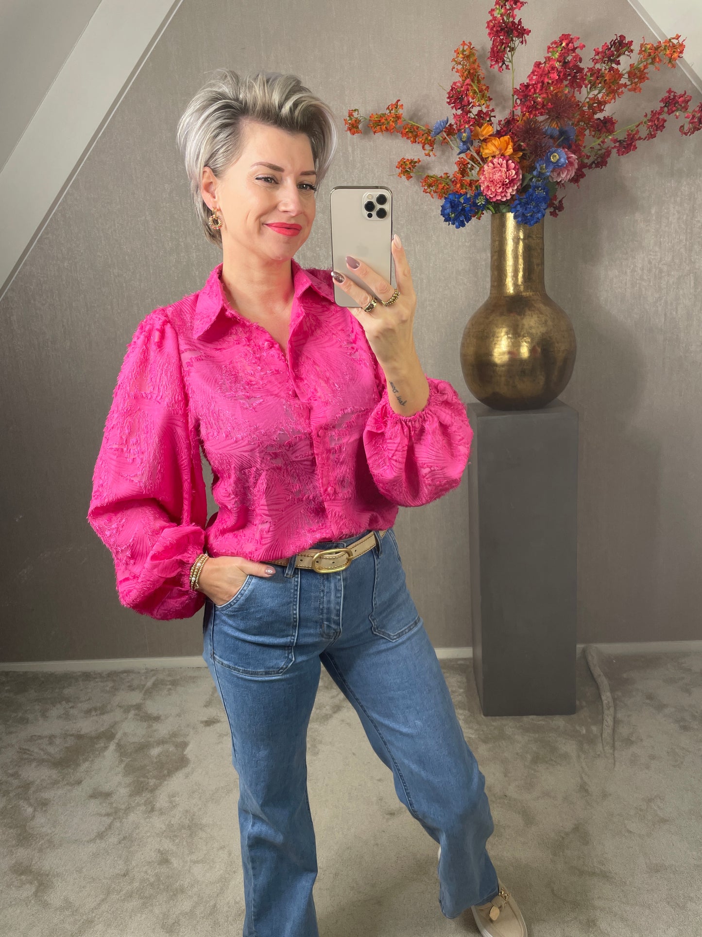 Blouse Marit fuchsia