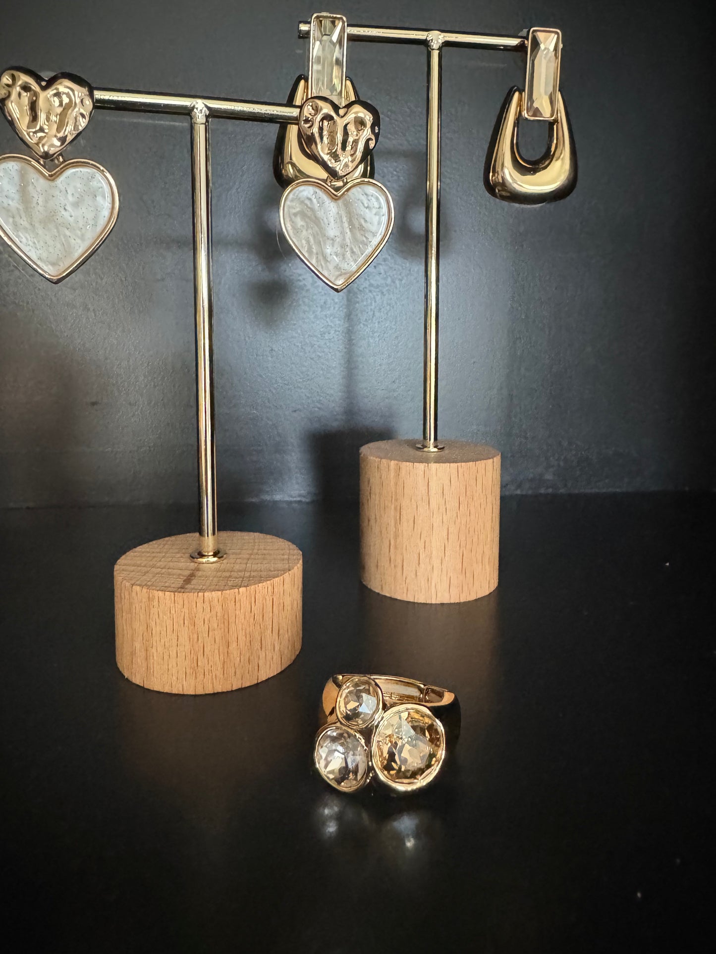Ring stone goud