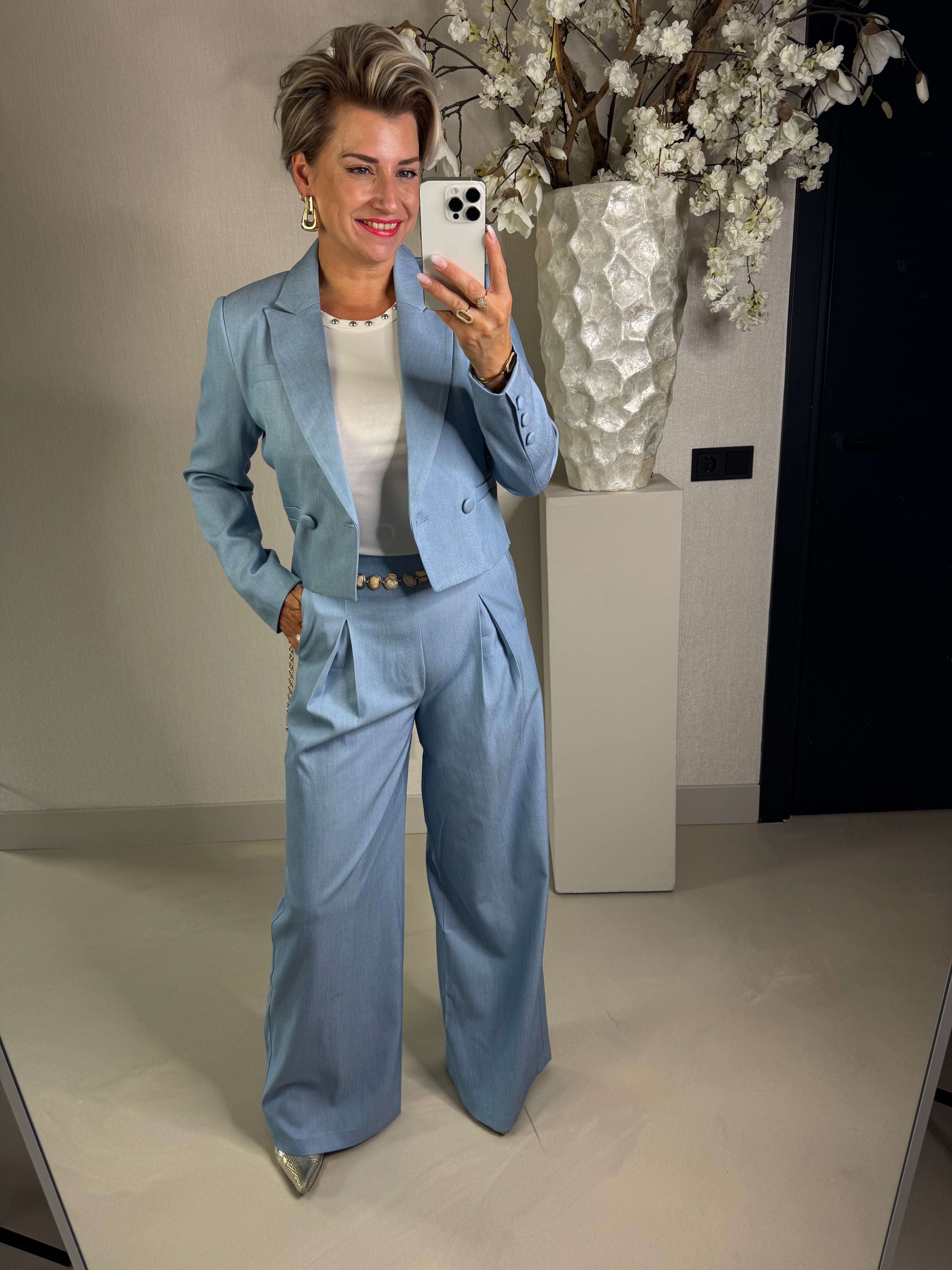 Blazer sky blue