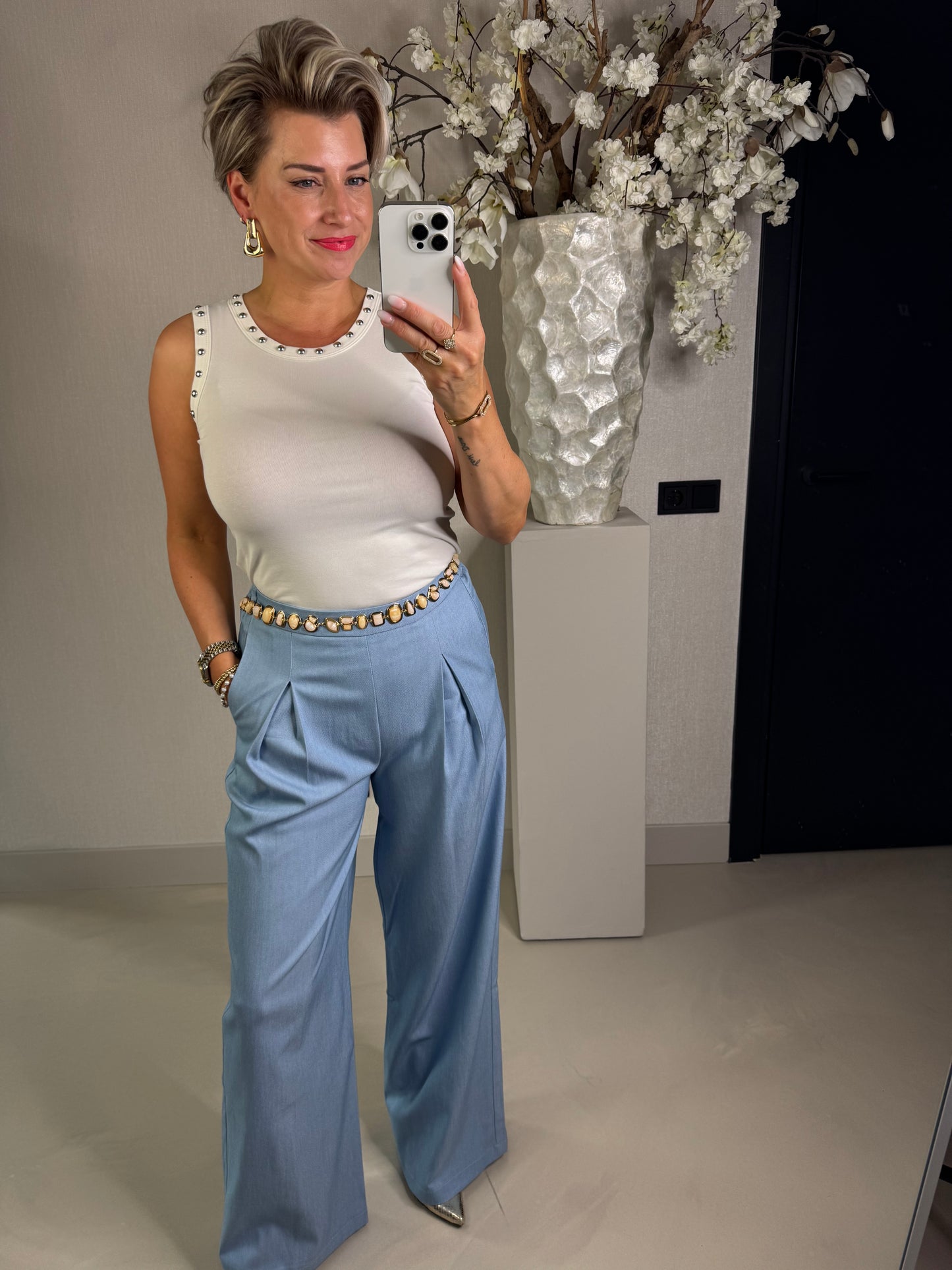 Pantalon sky blue