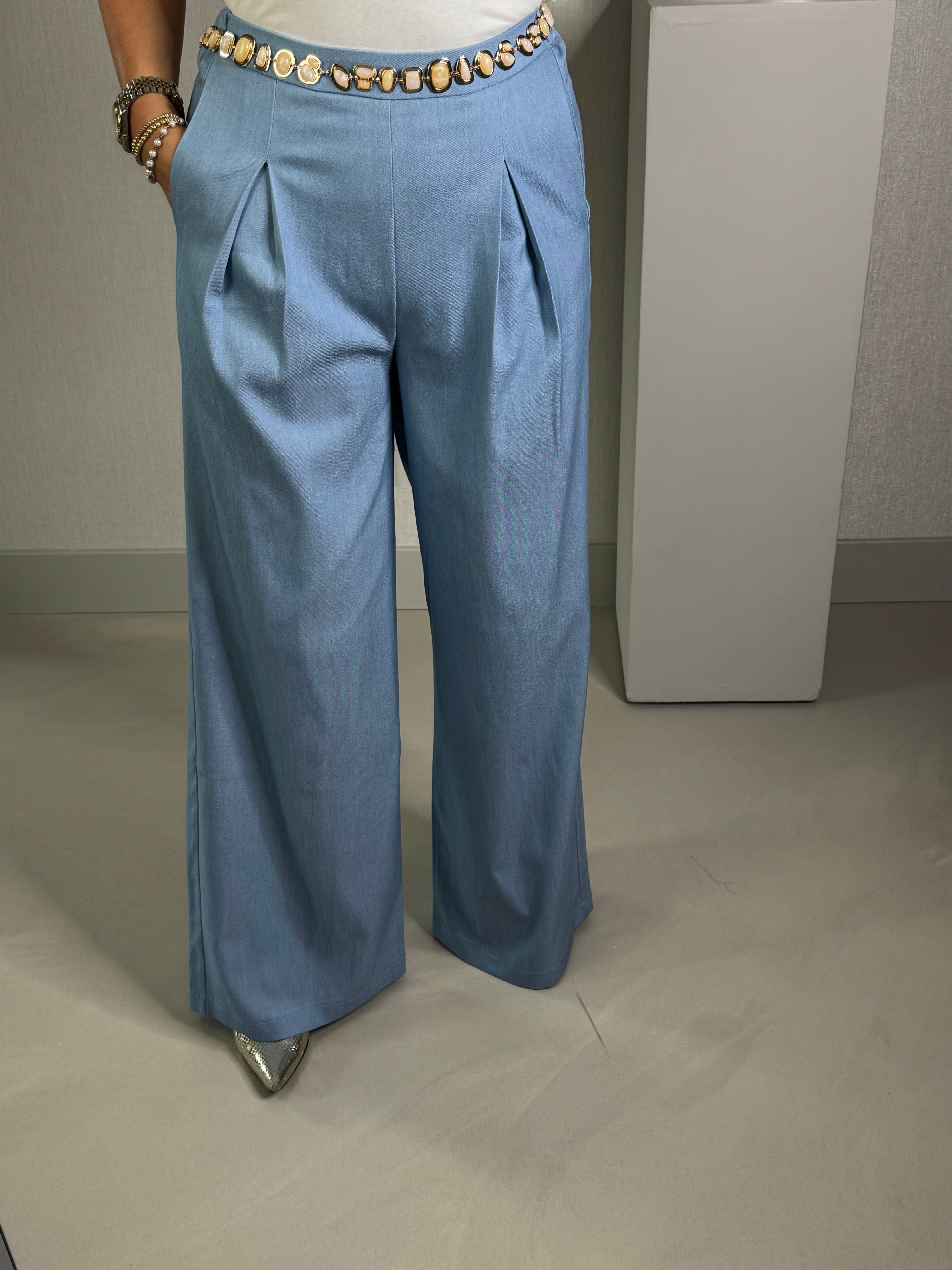 Pantalon sky blue