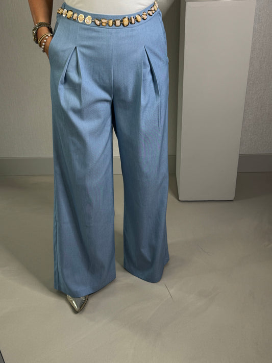 Pantalon sky blue