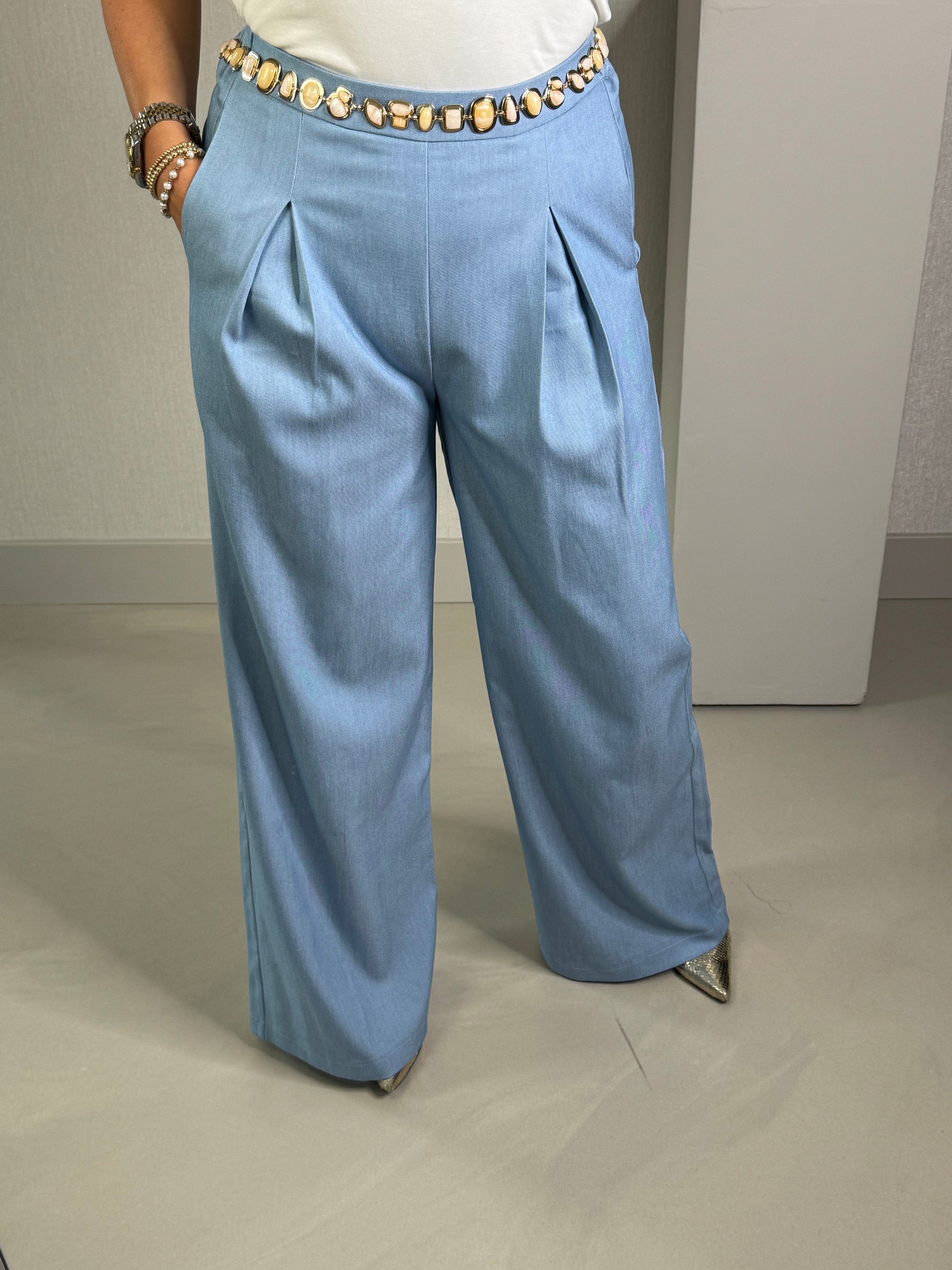 Pantalon sky blue