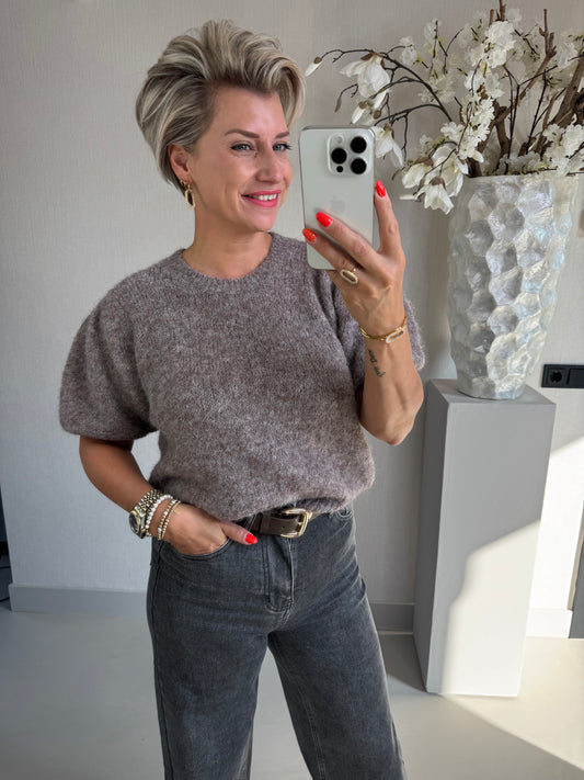 Trui Ambika taupe